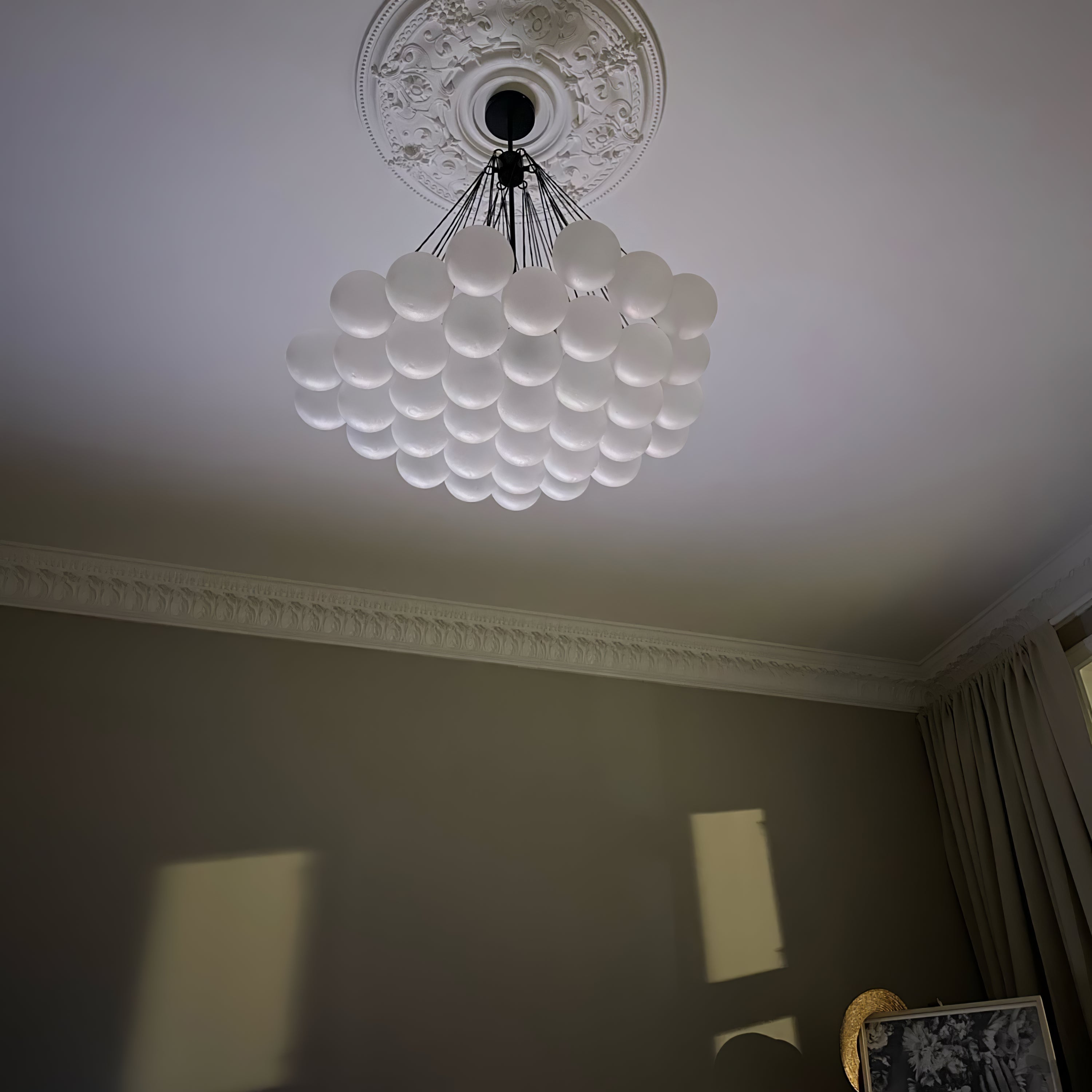 Fayne Glass Globe Pendant Light Bubble - Neutralighting