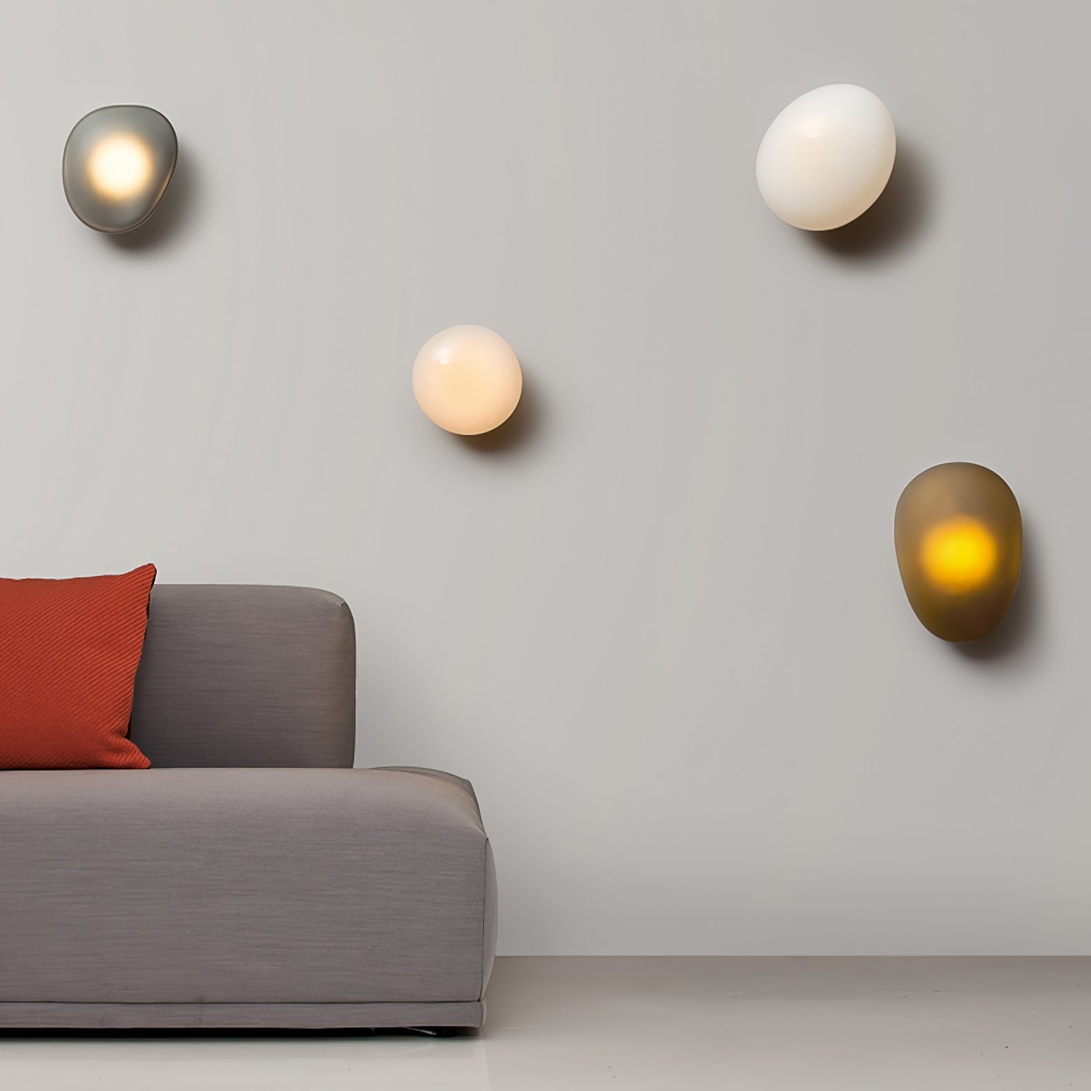 Ruvin Bubble Glass Wall Lamp - Neutralighting