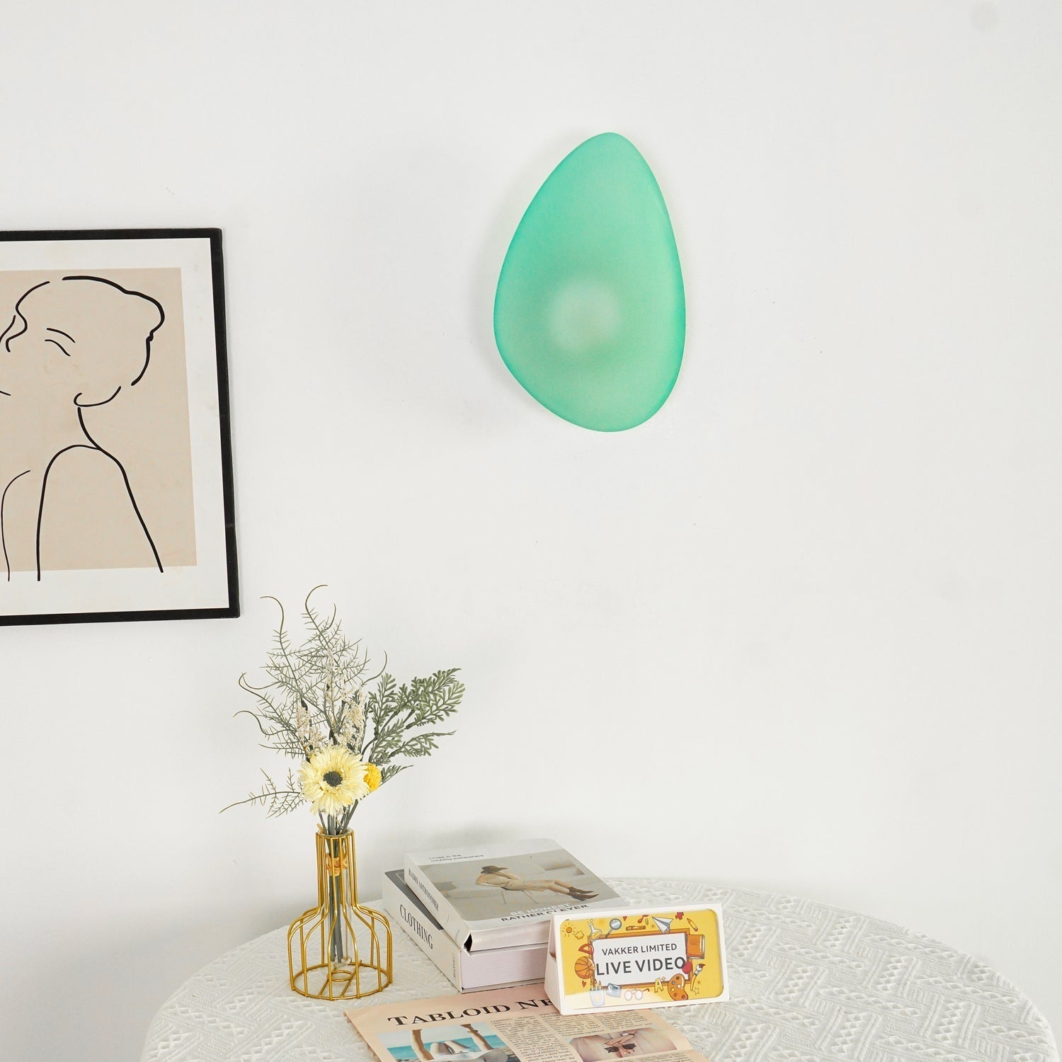 Ruvin Bubble Glass Wall Lamp - Neutralighting
