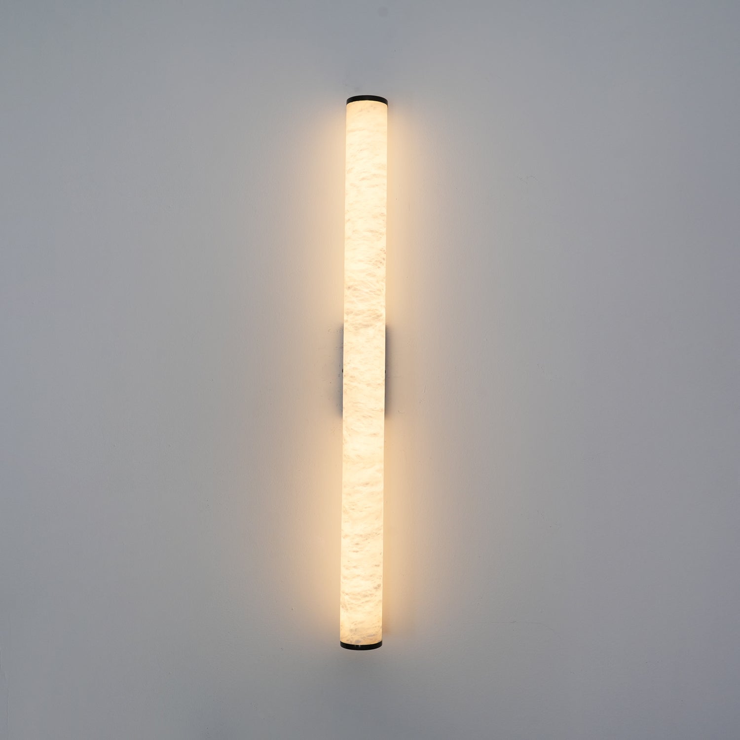 Klyr Alabaster Vertical Cylindrical Wall Lamp - Neutralighting