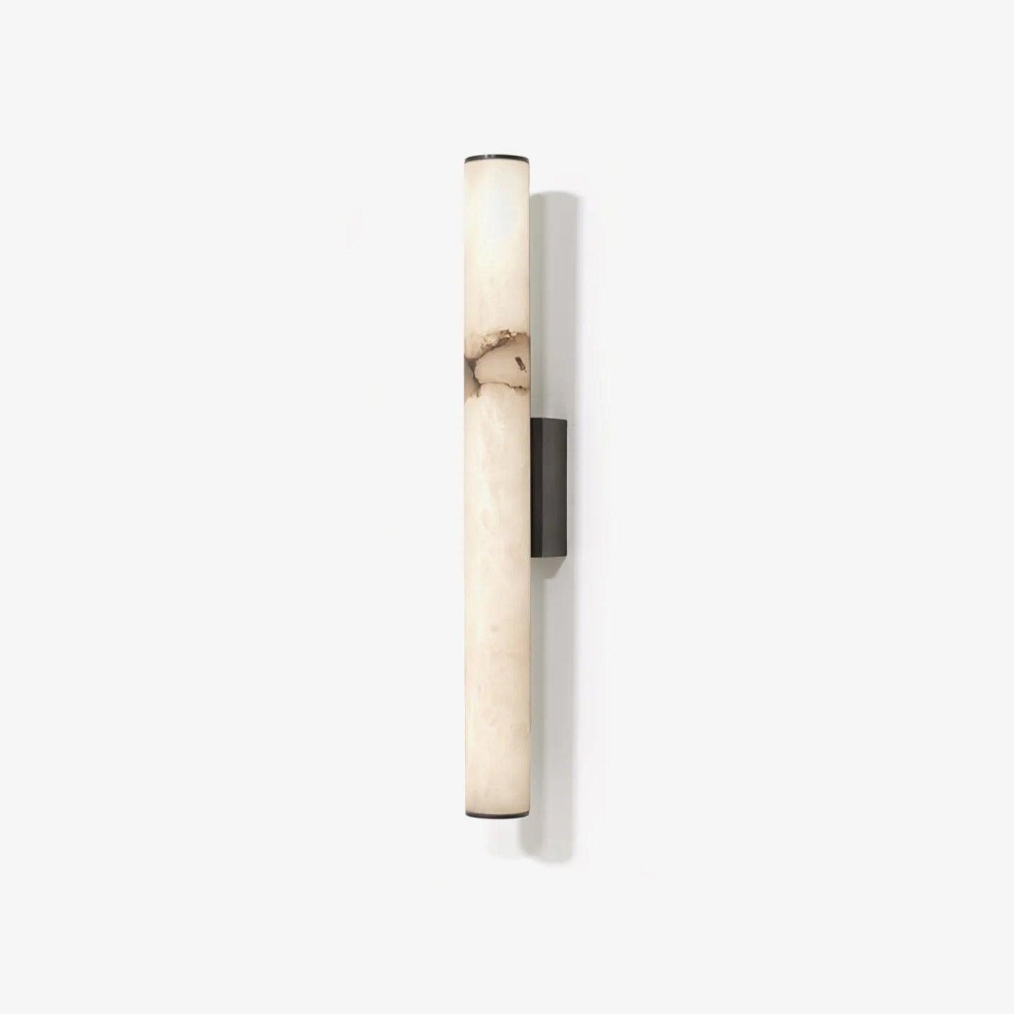 Klyr Alabaster Vertical Cylindrical Wall Lamp - Neutralighting