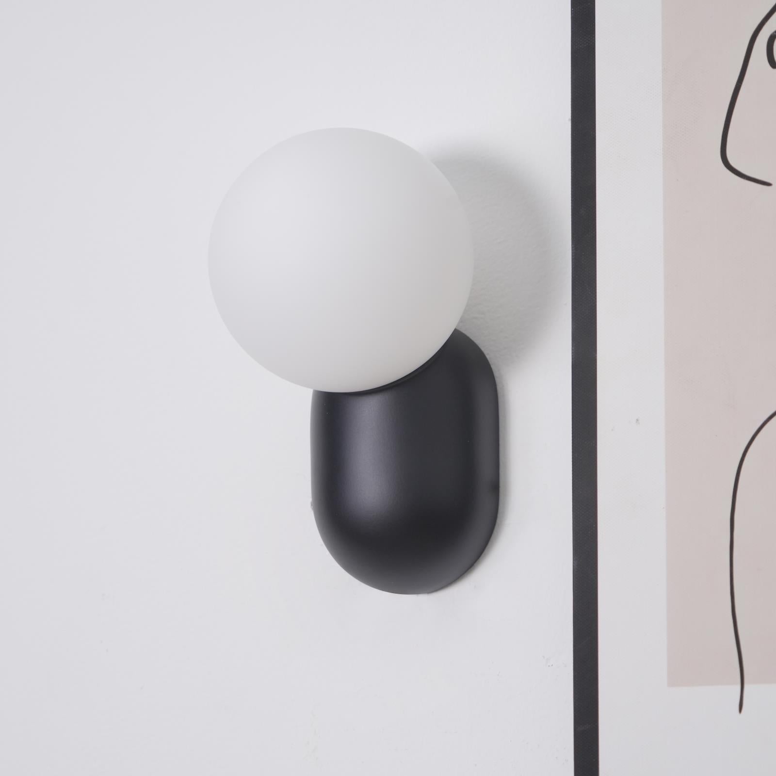 Lunara Minimalist Globe Wall Sconce - Neutralighting
