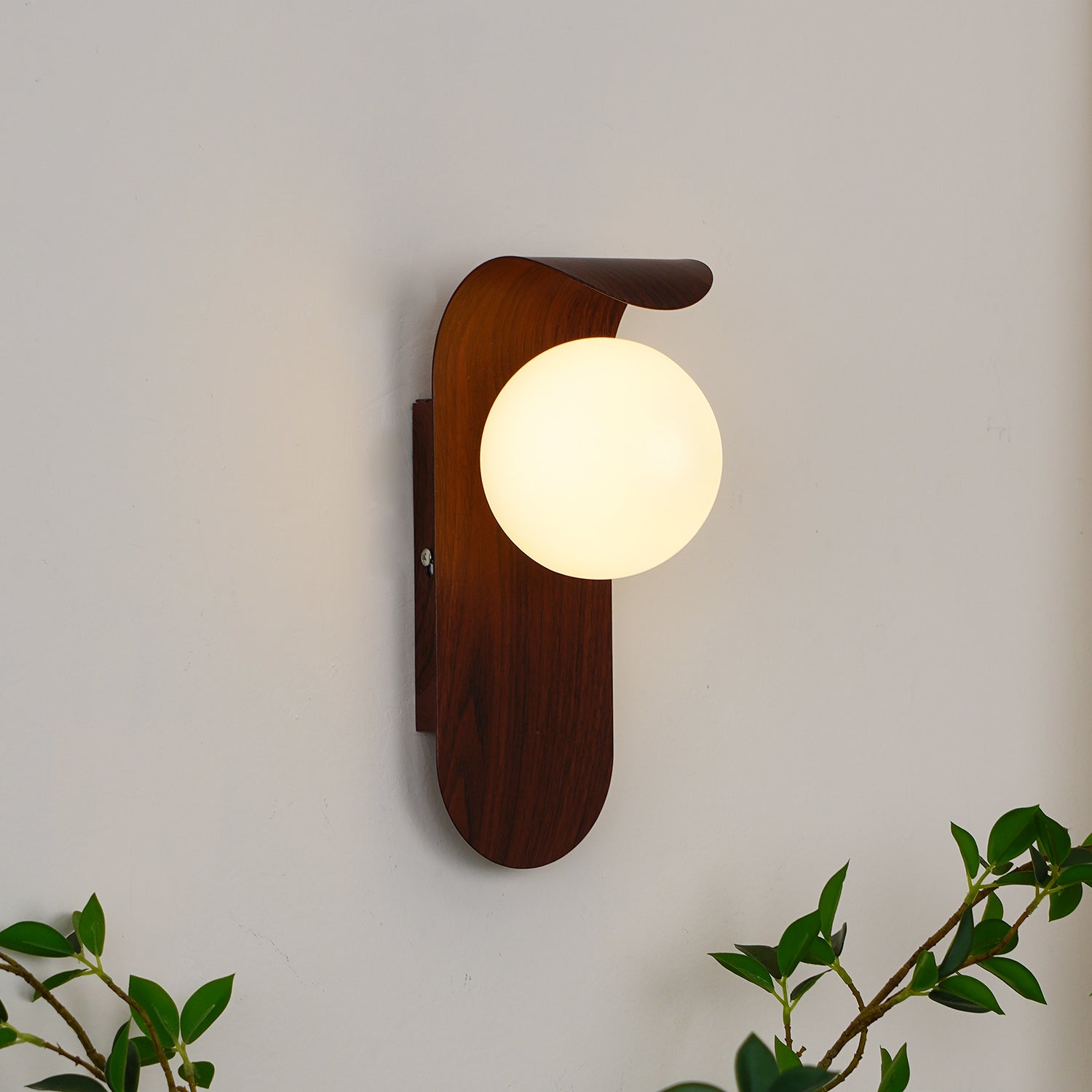 Exuro Indoor Wall Lamp Wood / Walnut - Neutralighting