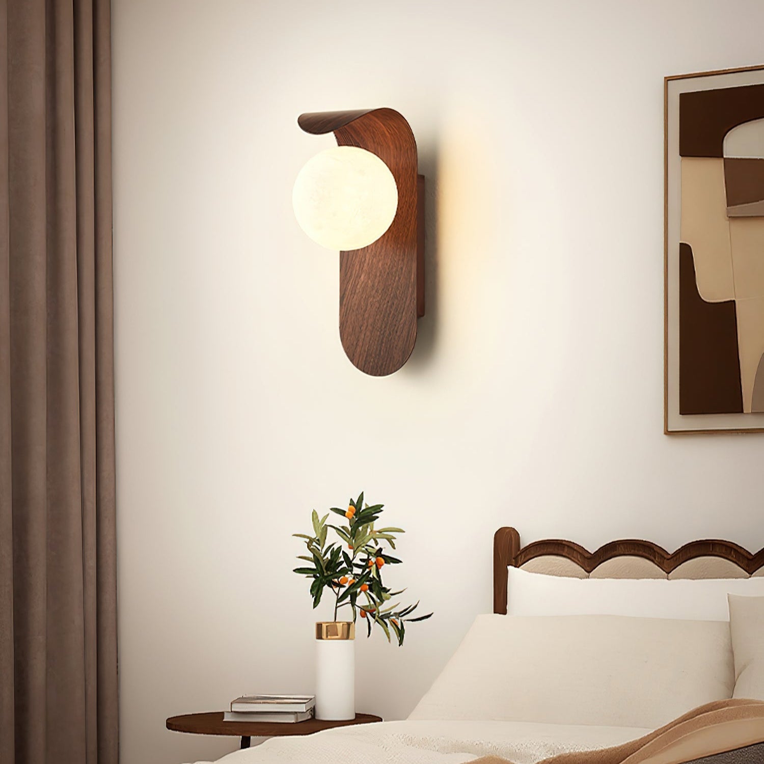Exuro Indoor Wall Lamp Wood / Walnut - Neutralighting