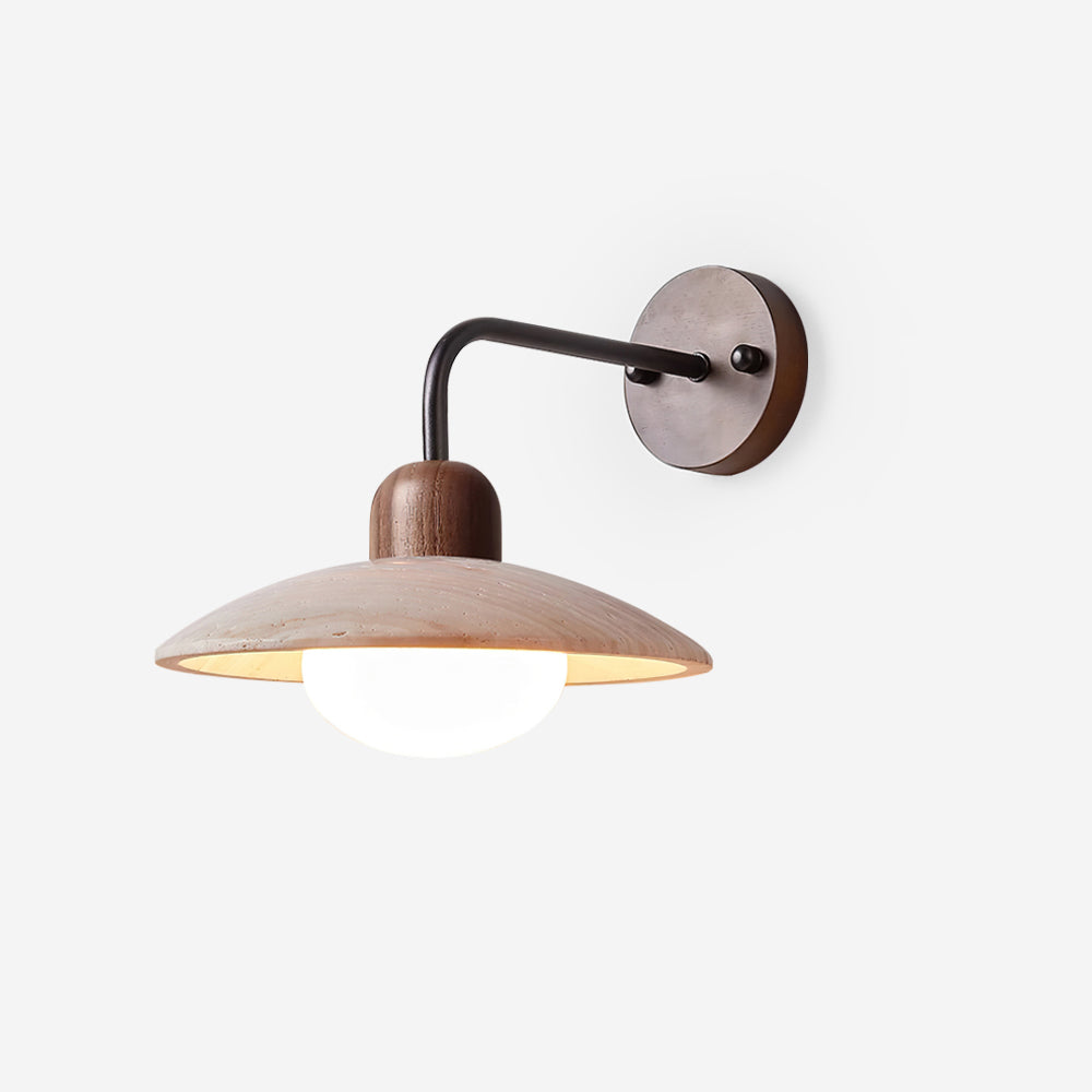 Aria Wall Lamp Vintage Travertine - Neutralighting