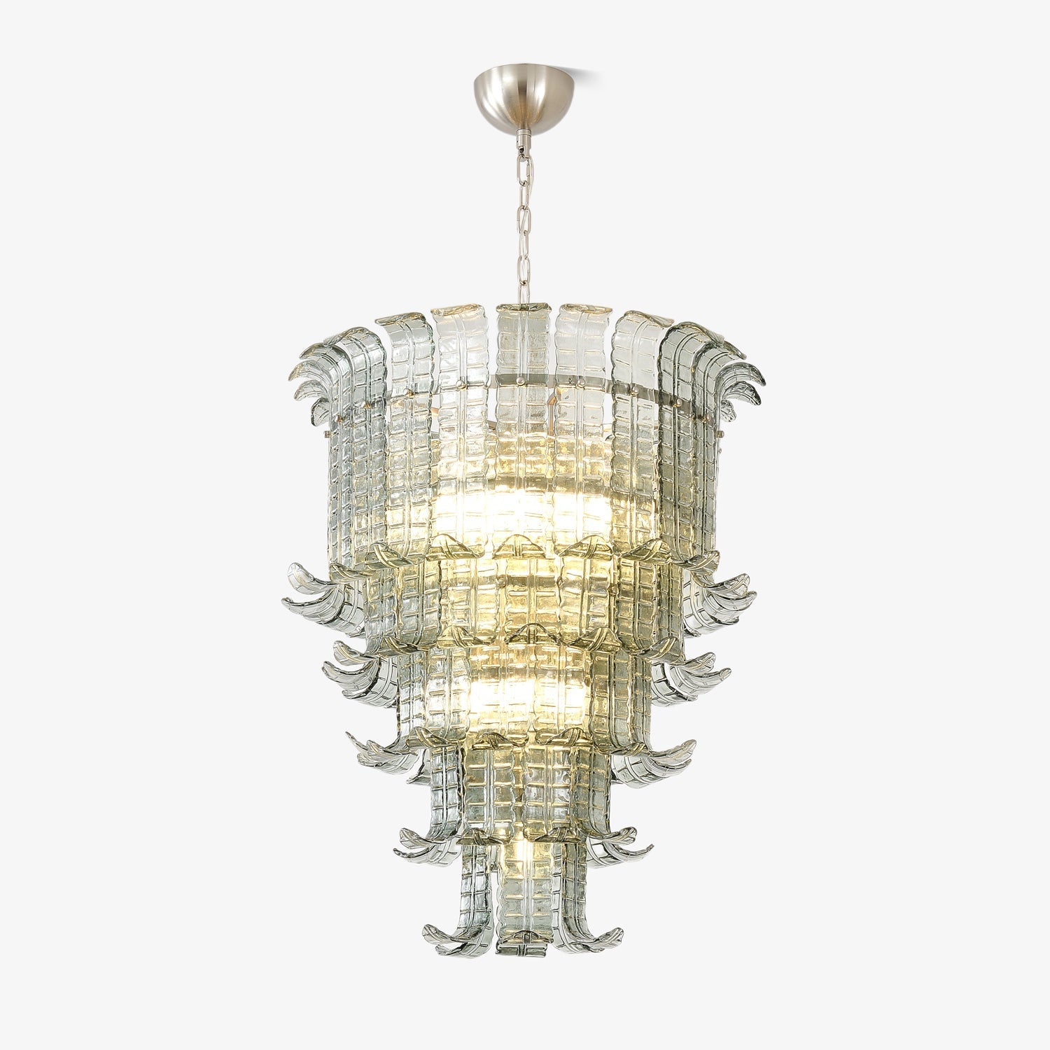 Aurora Chandelier Cascade Murano Glass Tiered Vintage