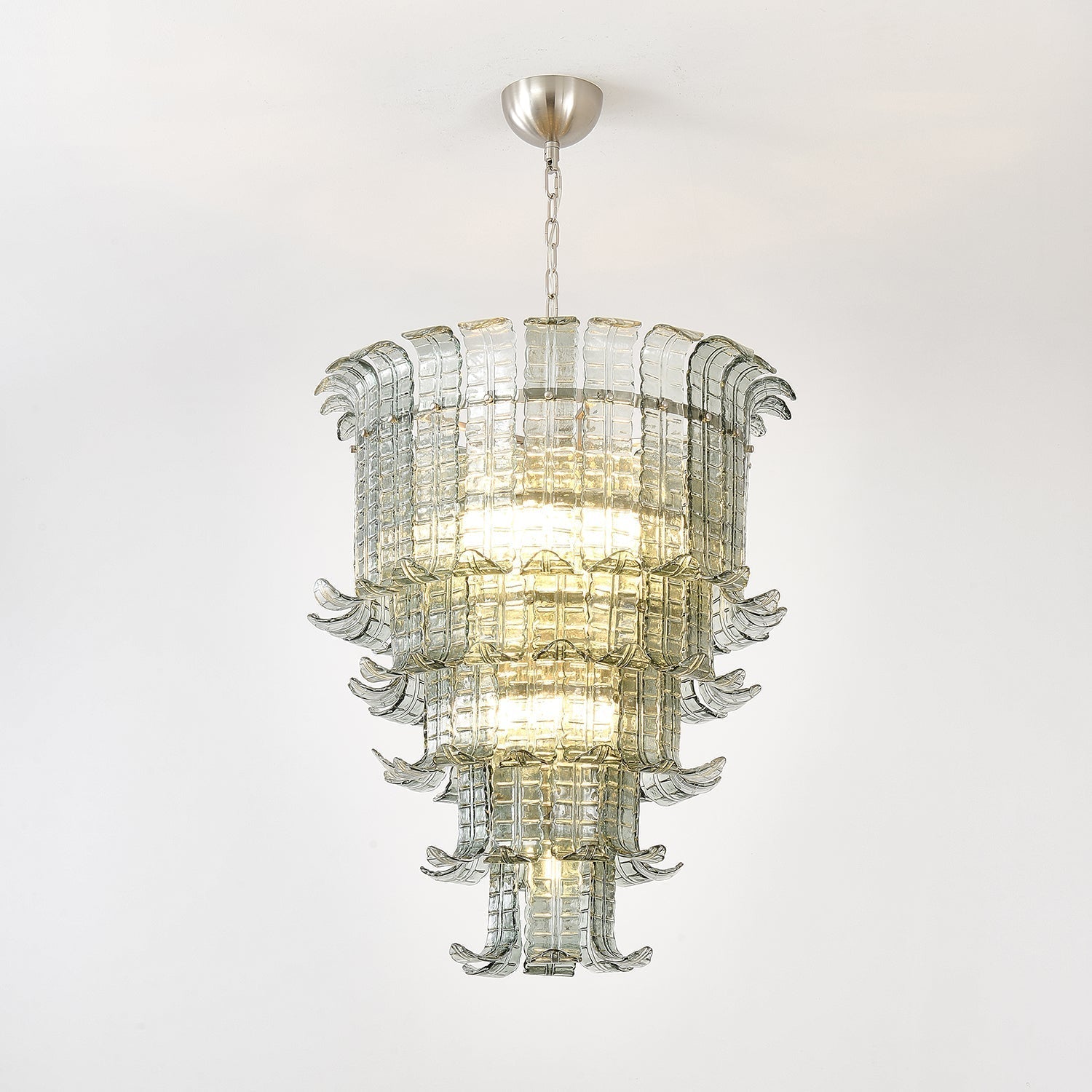 Aurora Chandelier Cascade Murano Glass Tiered Vintage
