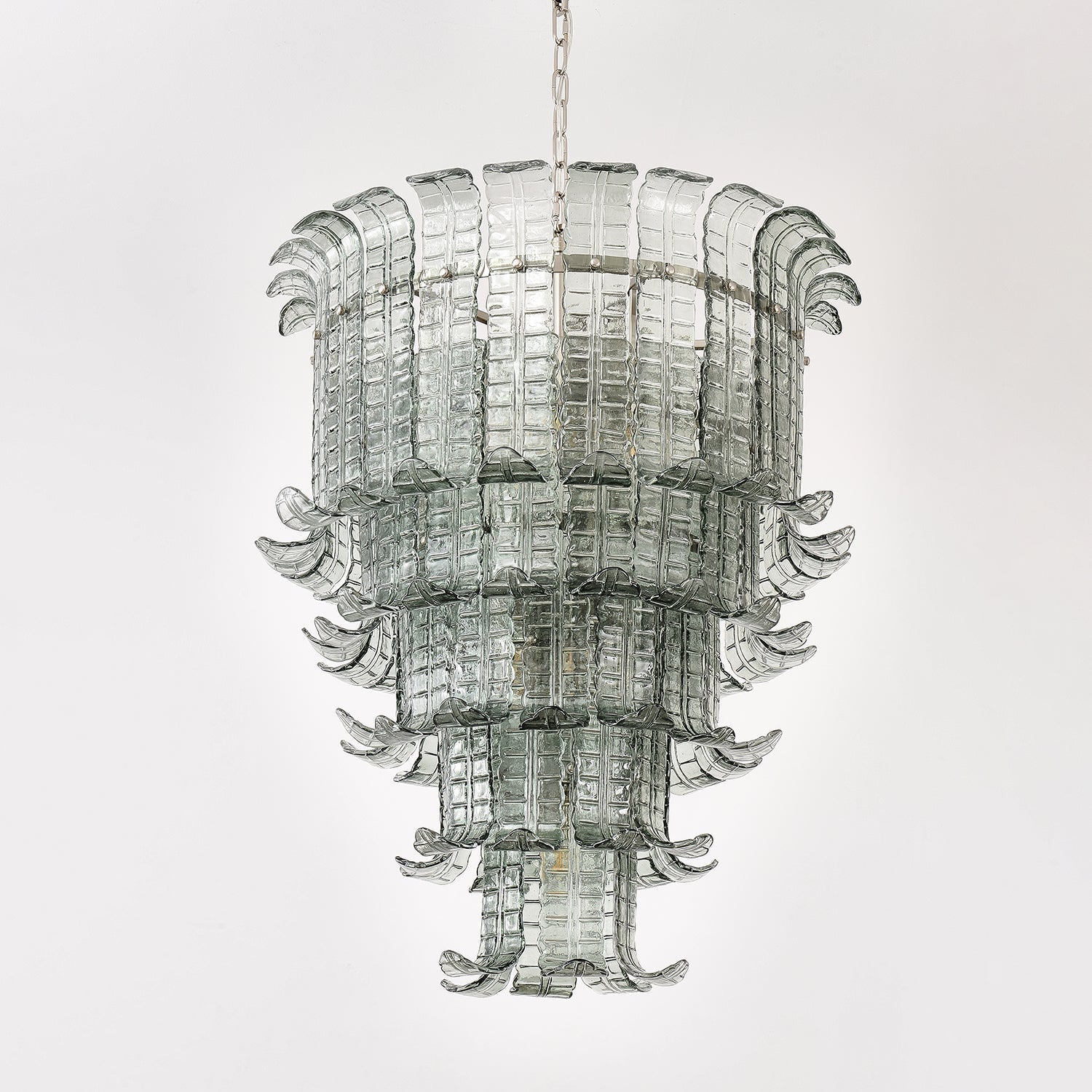 Aurora Chandelier Cascade Murano Glass Tiered Vintage