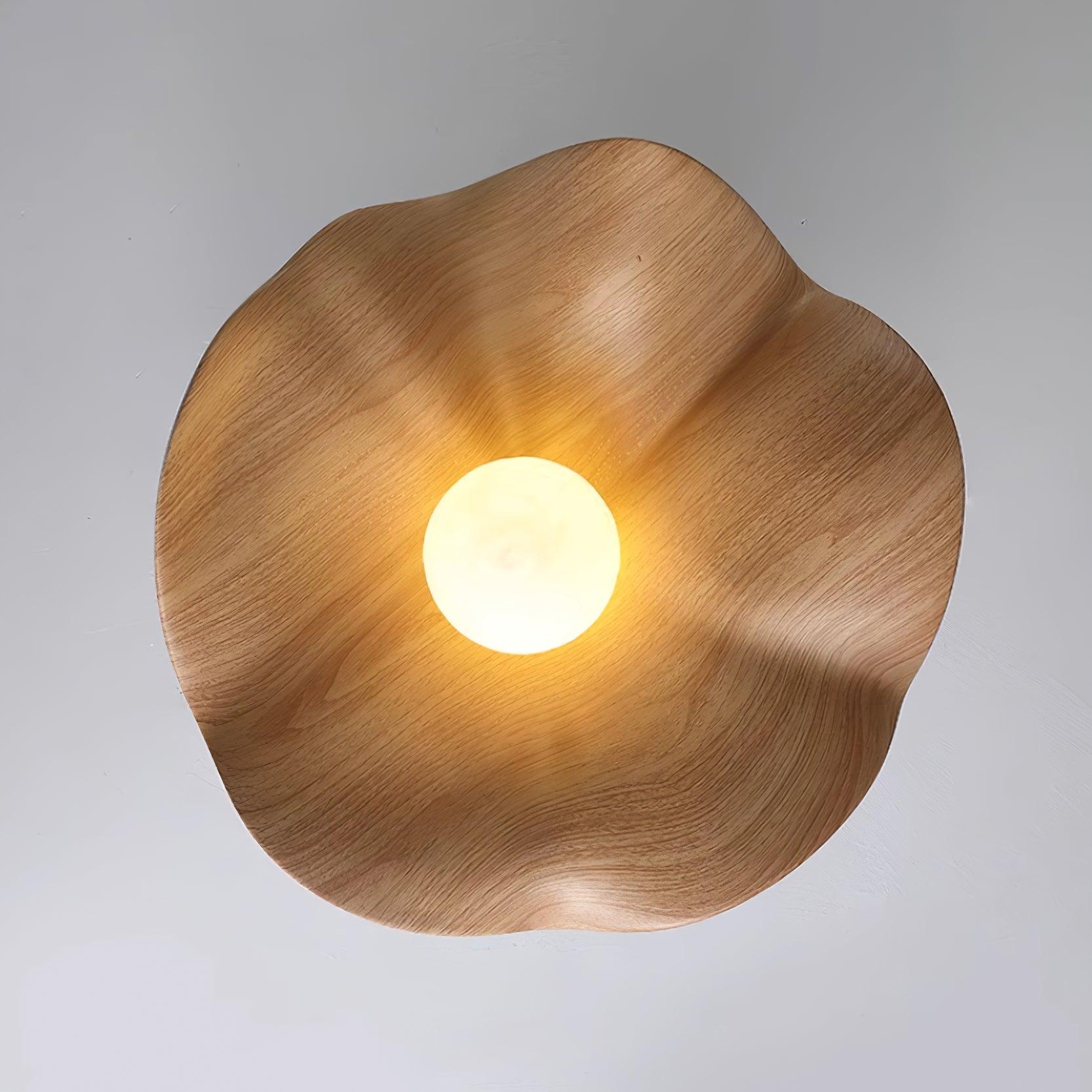 Lanoe Ceiling Light Wood Black&White - Neutralighting
