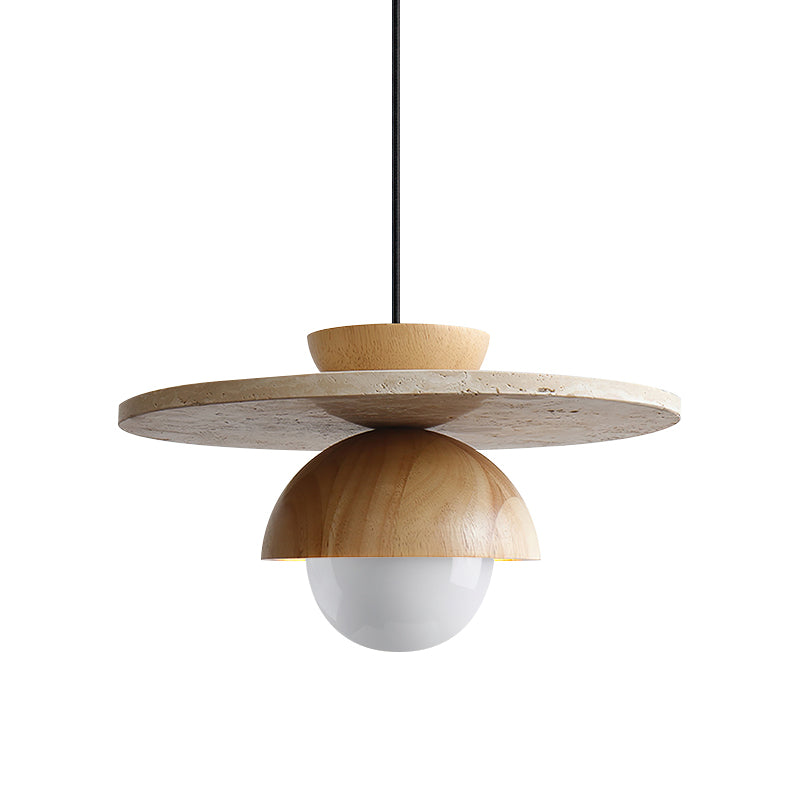 Ritta Travertine Layered Pendant Lamp - Neutralighting