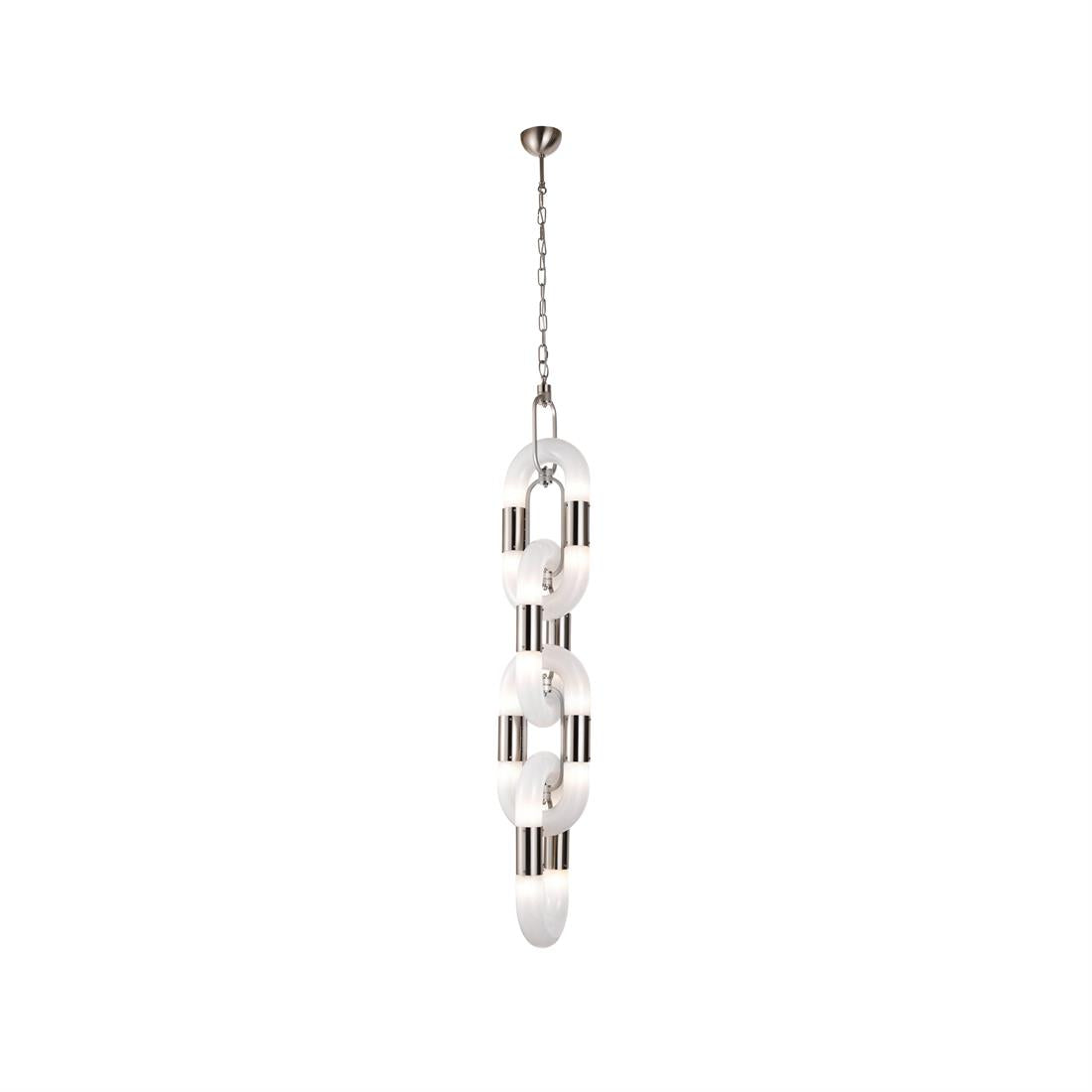 Pendant Light Chain Link Modern Acrylic Stainless Steel Hanging Lamp - Neutralighting