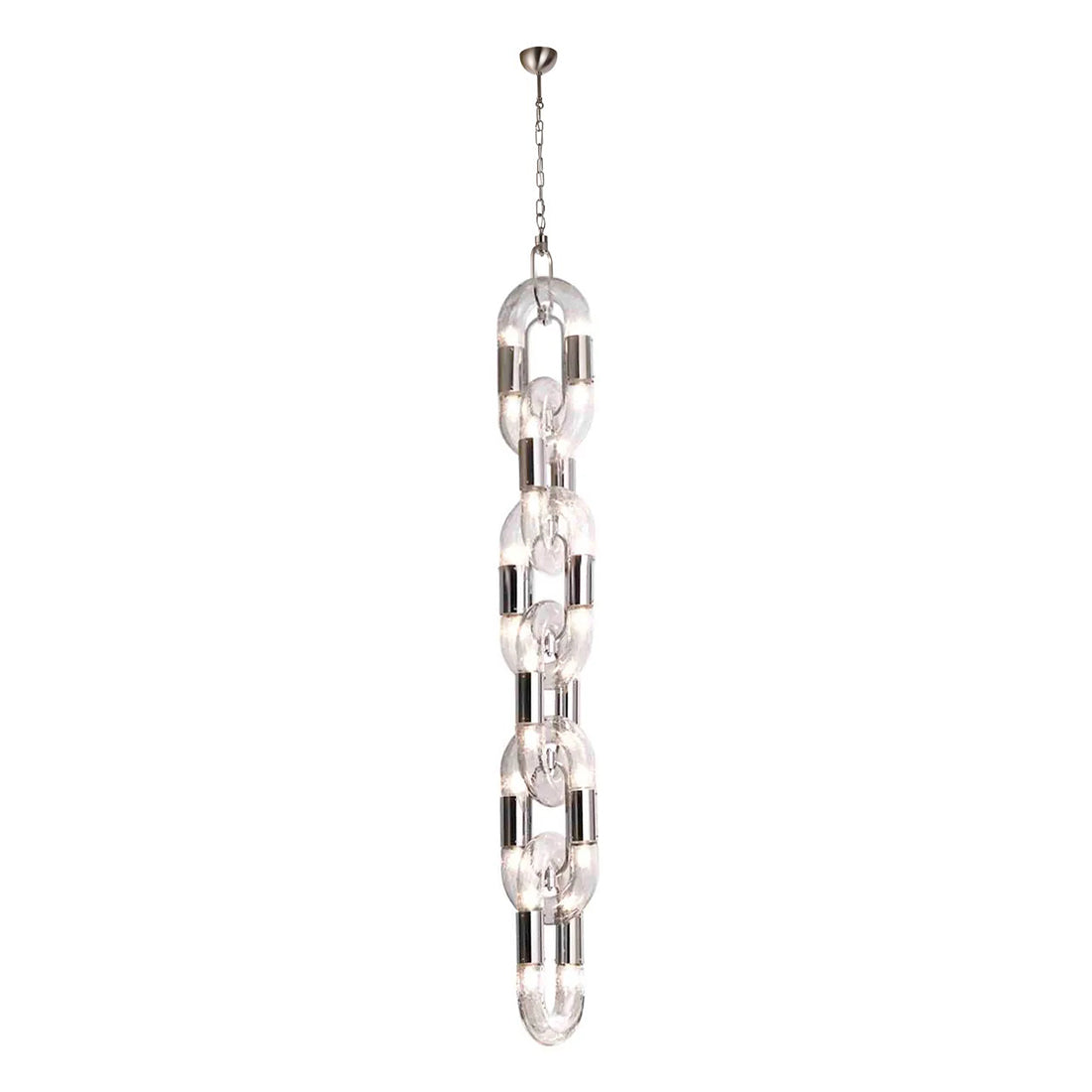 Pendant Light Chain Link Modern Acrylic Stainless Steel Hanging Lamp - Neutralighting