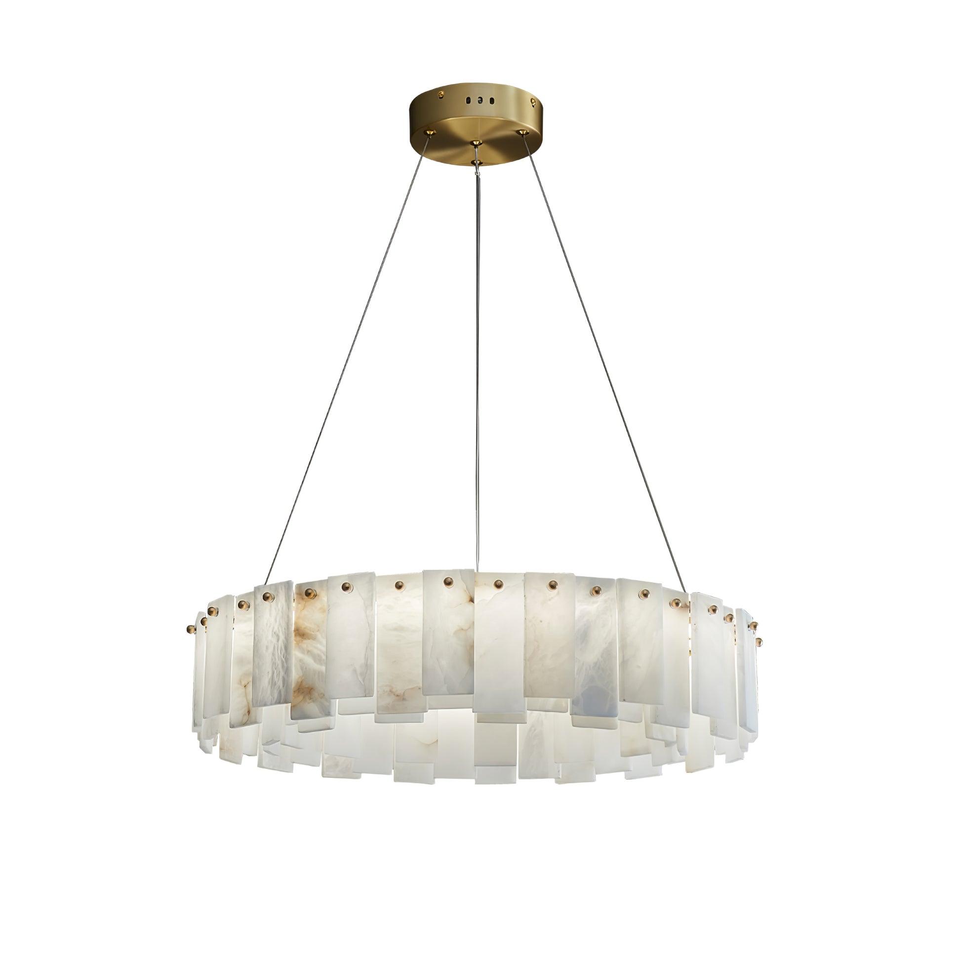 Vodore Alabaster Pendant Light Chandelier - Neutralighting