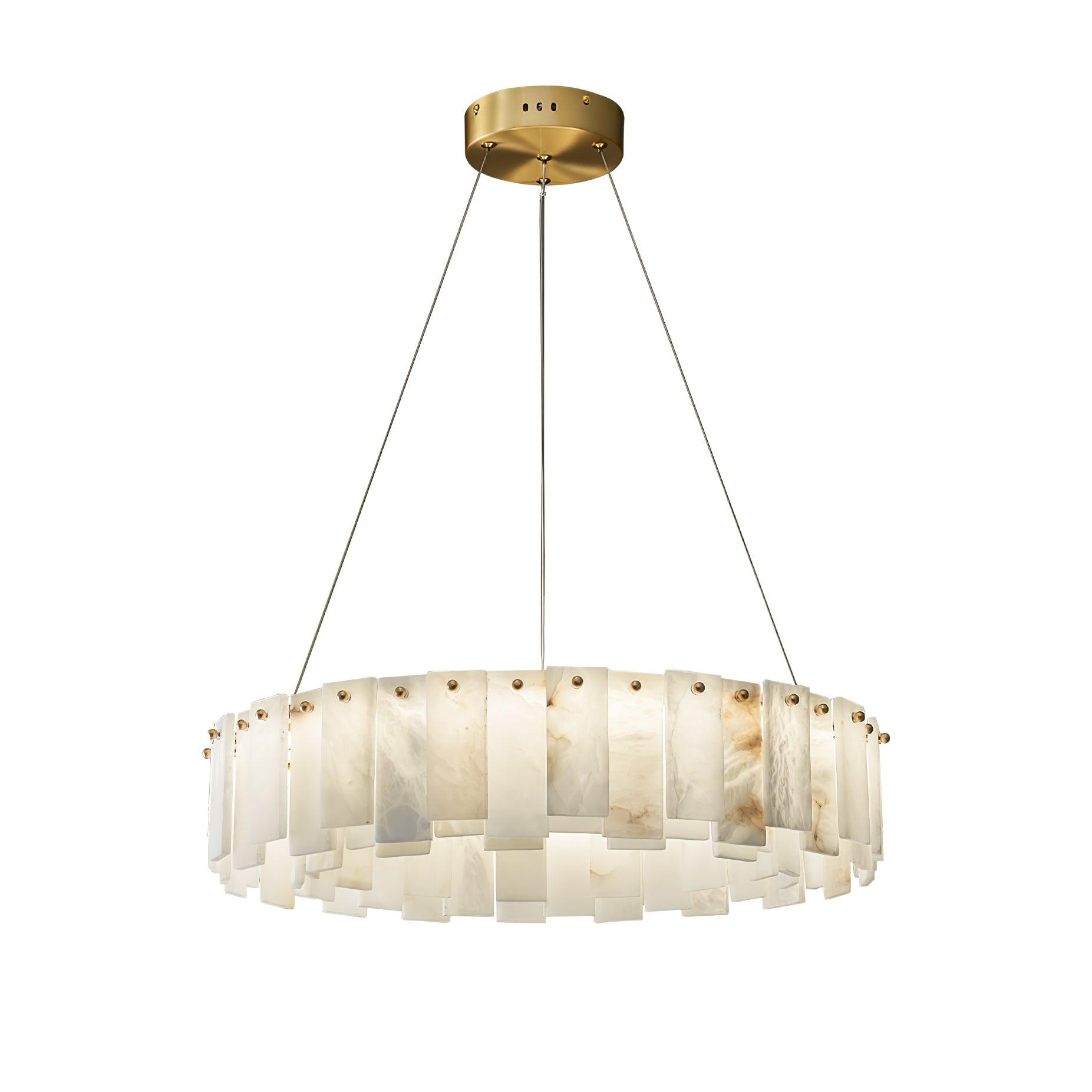 Vodore Alabaster Pendant Light Chandelier - Neutralighting