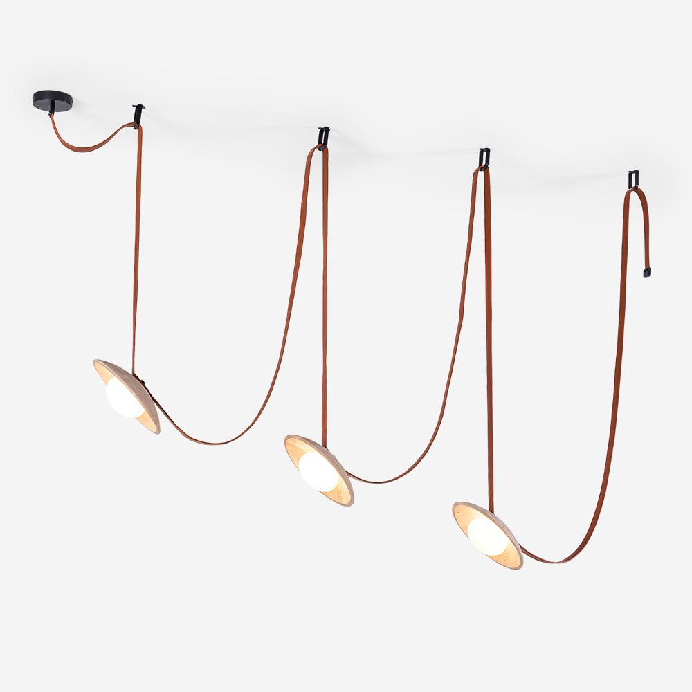 Ritta Chandelier Travertine Multi-Pendant - Neutralighting