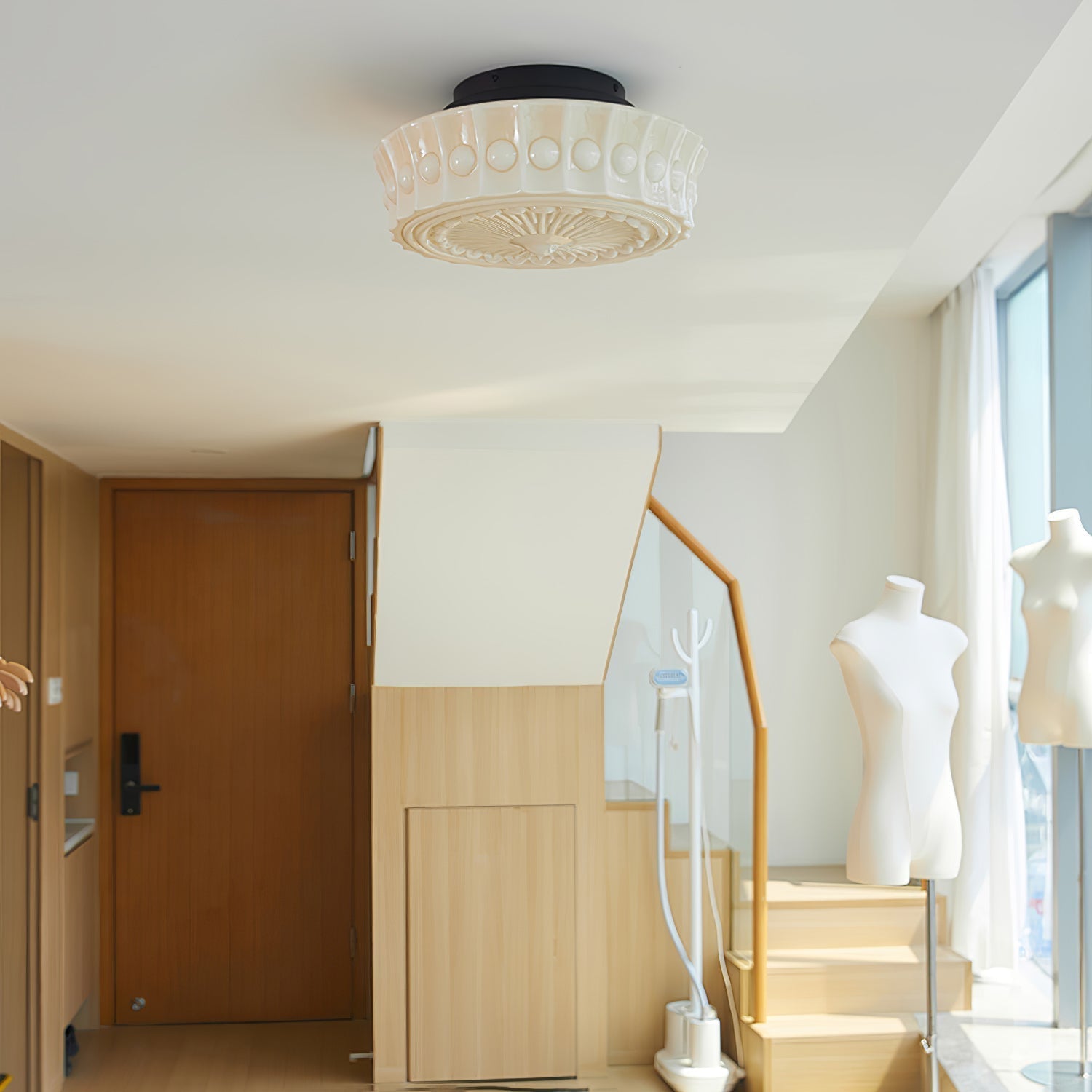 Elena Glass Ceiling Light - Neutralighting