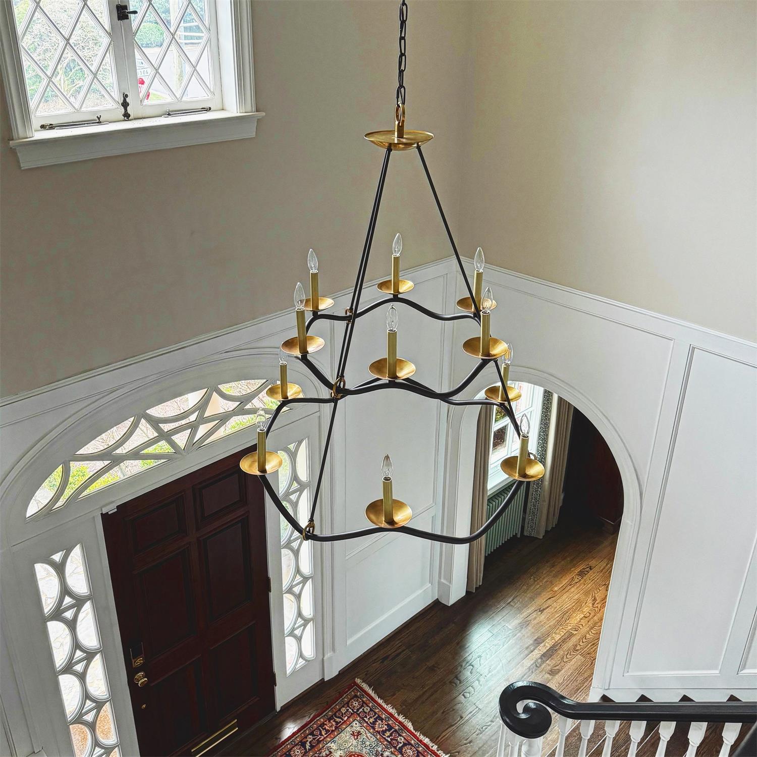 Juvin Two-Tier Candle Chandelier - Neutralighting