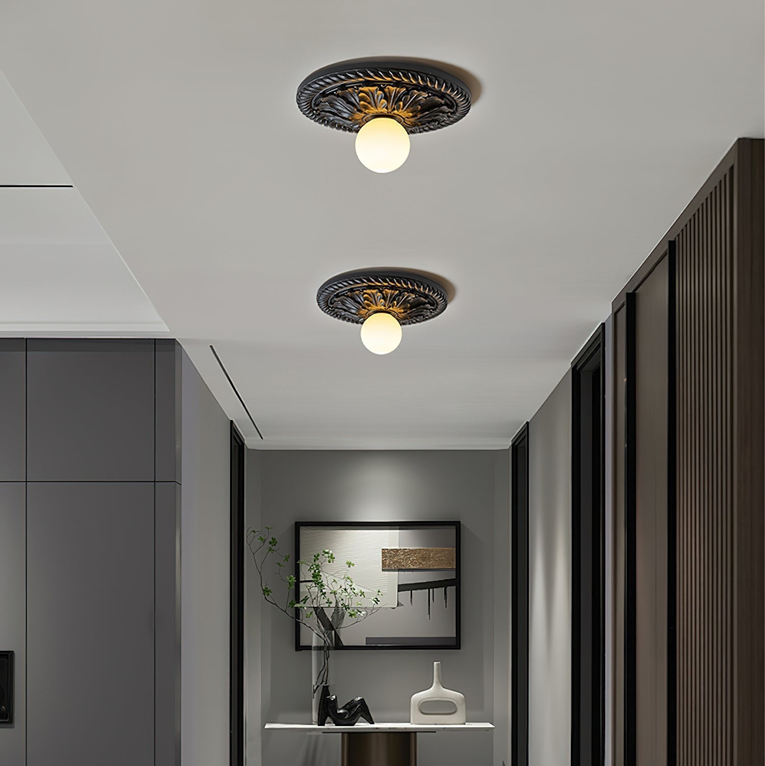 Cyrus Vintage Ceiling Light Farmhouse - Neutralighting