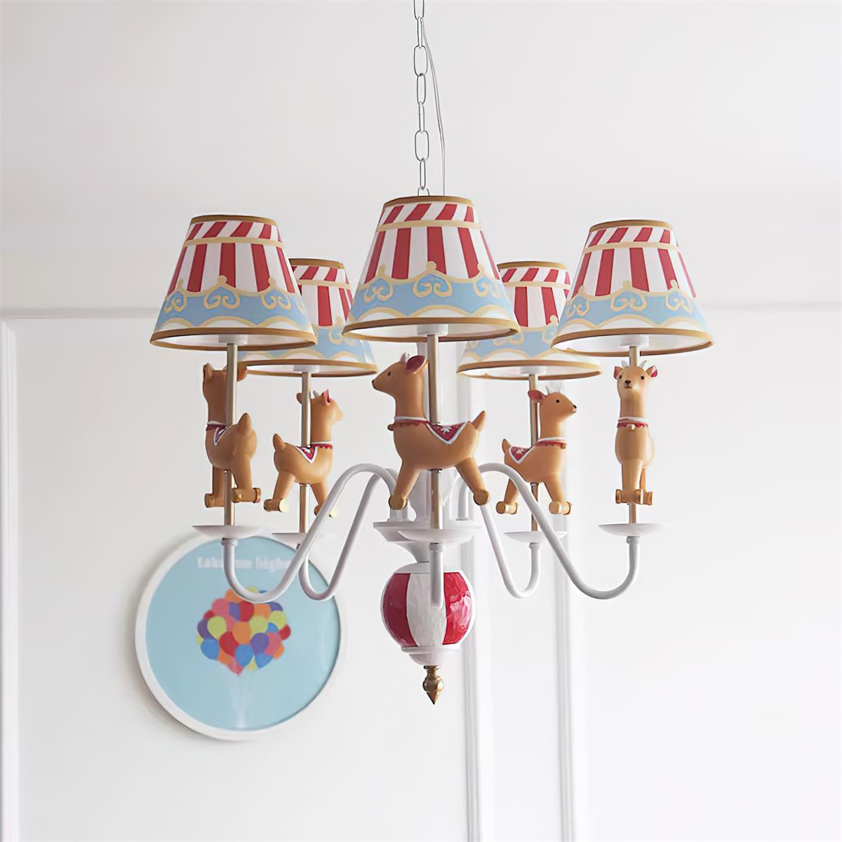 Delfio Carousel Chandelier - Neutralighting