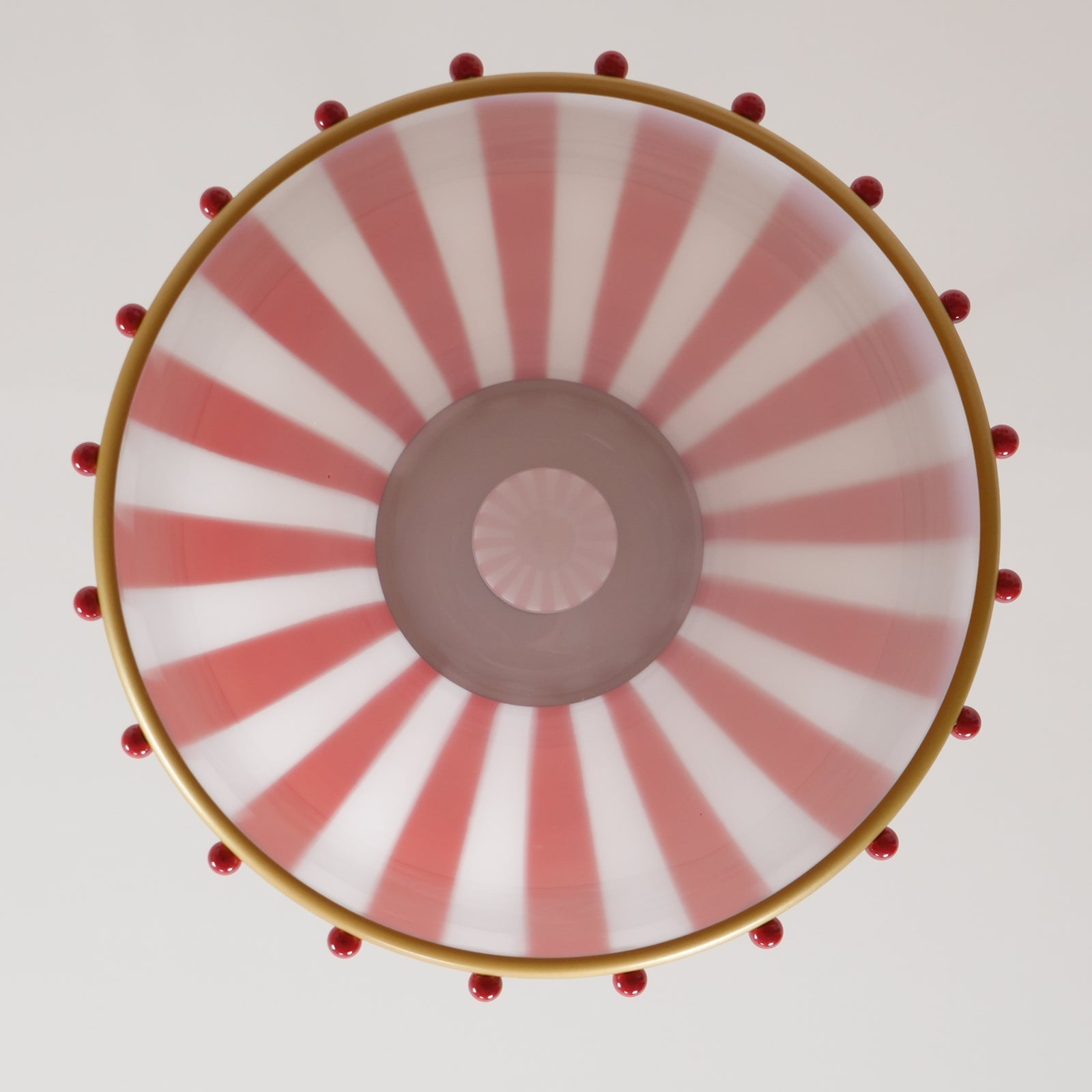 Red and white stripes Glass Pendant Lamp - Neutralighting