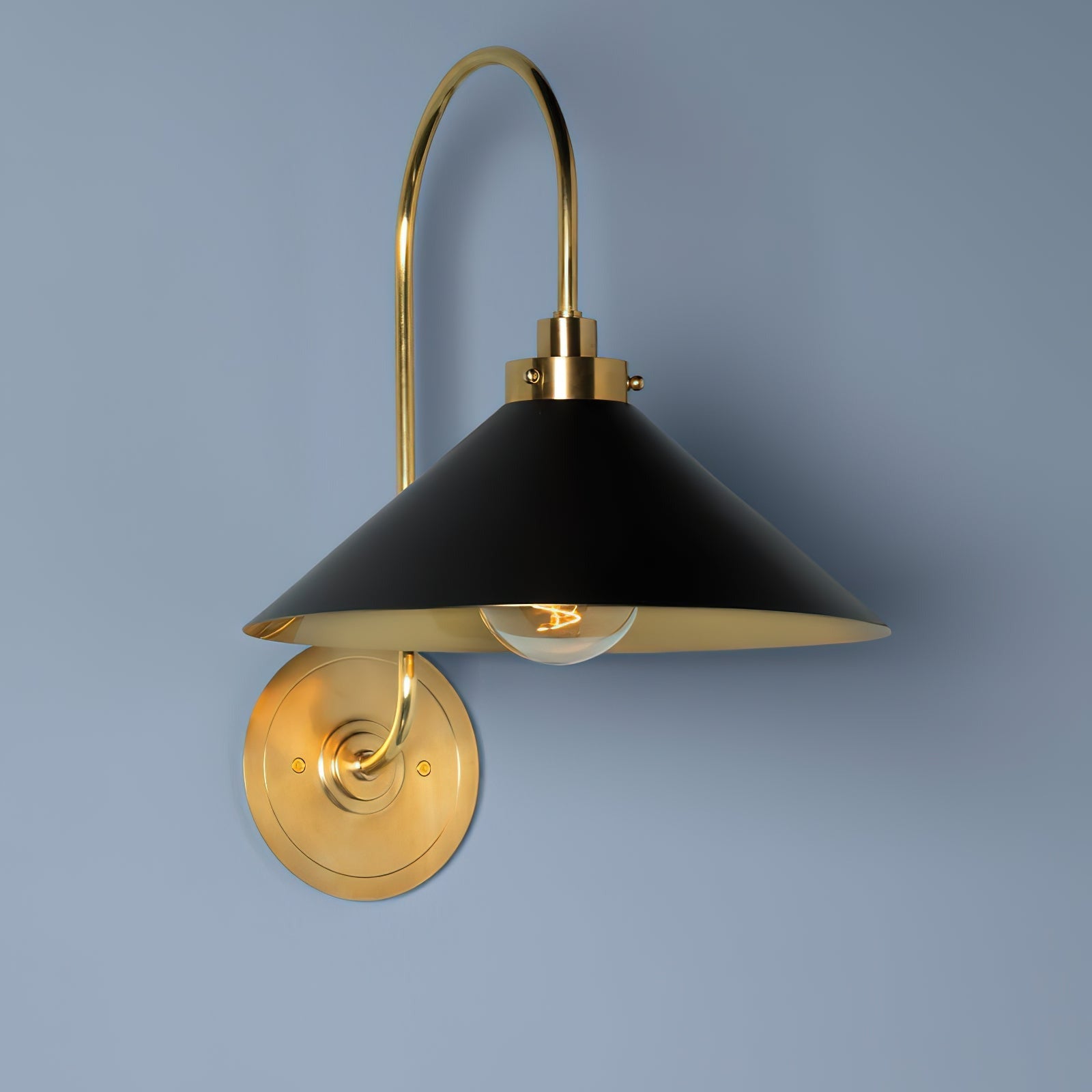 Helena Vintage Indoor Wall Lamp Brass - Neutralighting