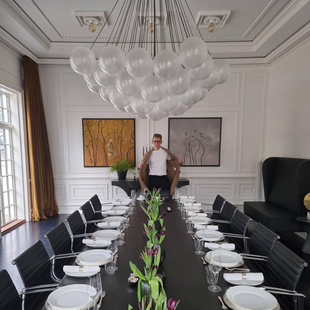 Fayne Glass Globe Pendant Light Bubble - Neutralighting