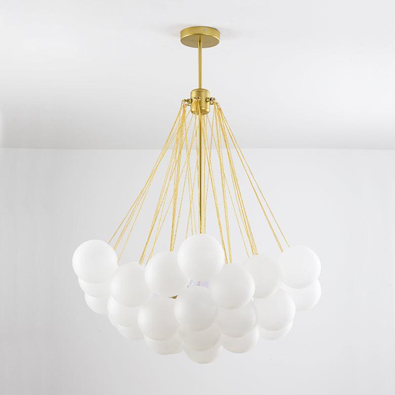 Fayne Glass Globe Pendant Light Bubble - Neutralighting