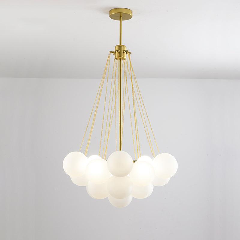 Fayne Glass Globe Pendant Light Bubble - Neutralighting