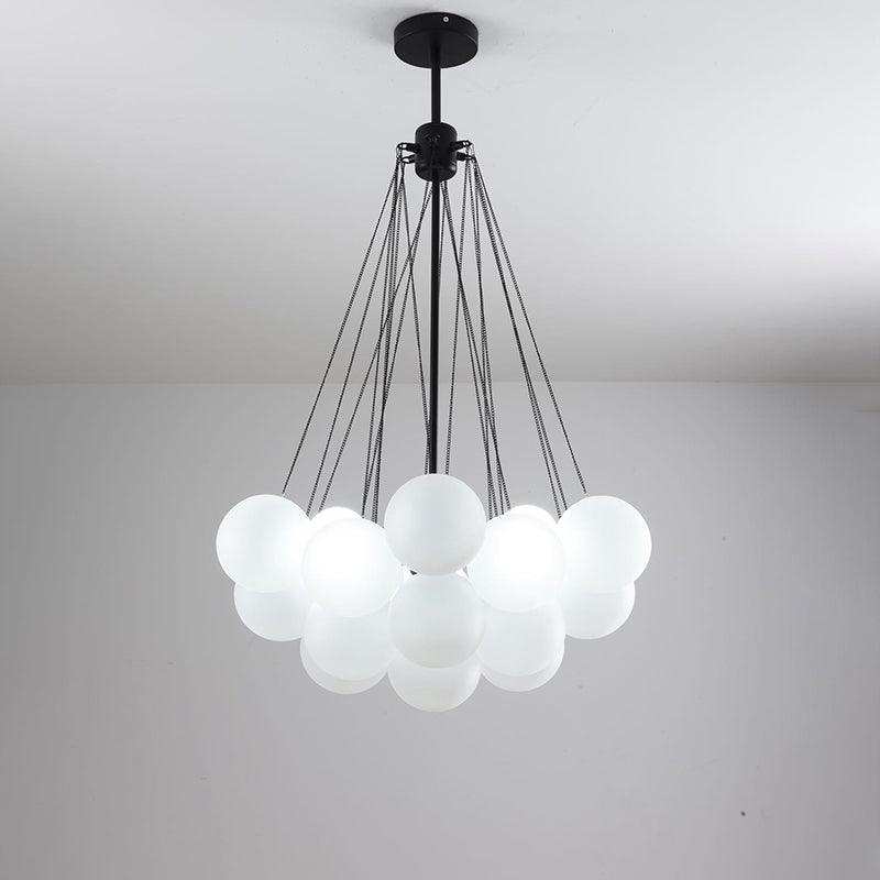 Fayne Glass Globe Pendant Light Bubble - Neutralighting