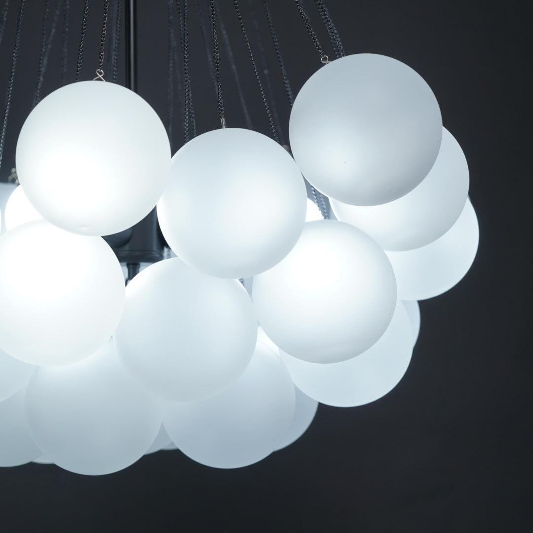 Fayne Glass Globe Pendant Light Bubble - Neutralighting