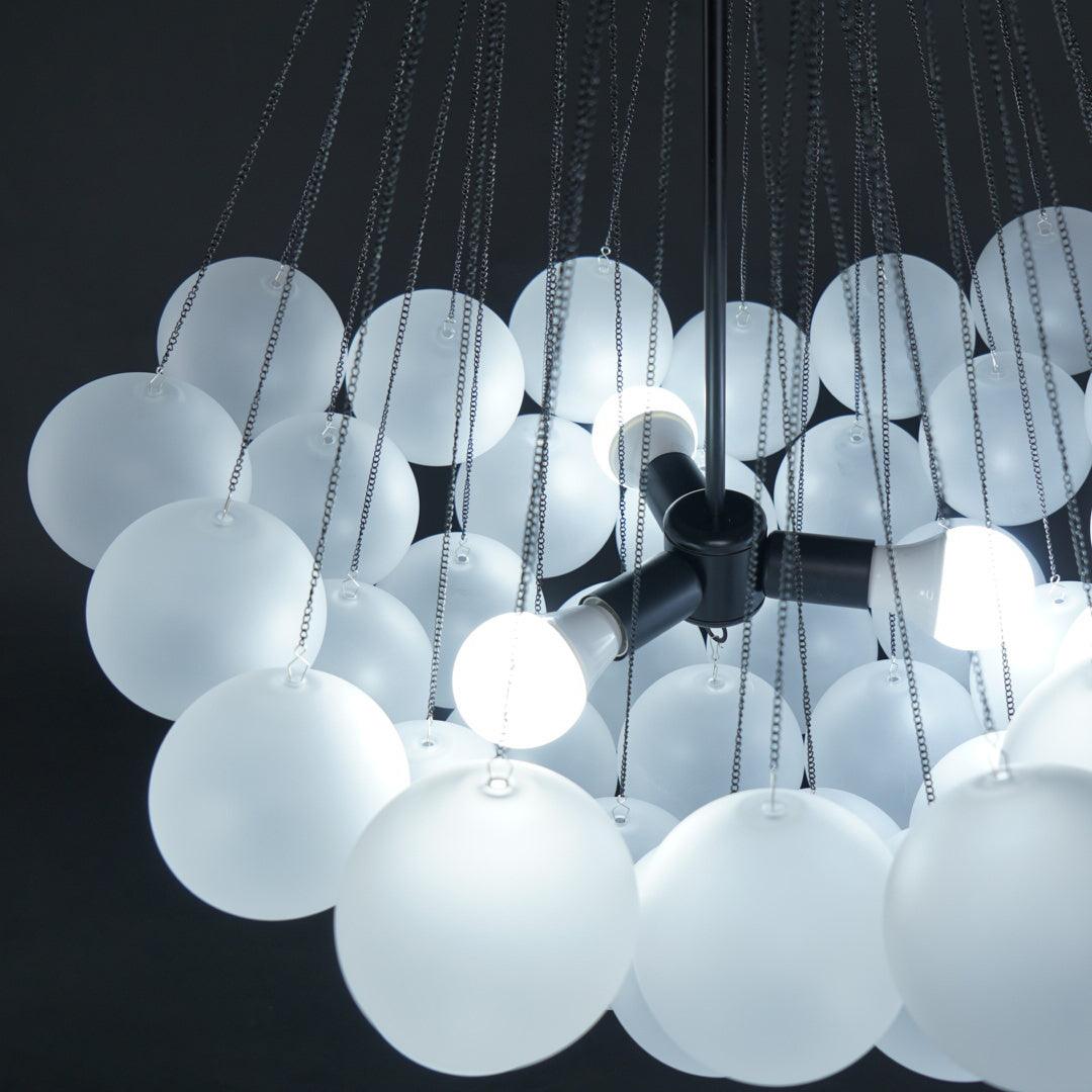 Fayne Glass Globe Pendant Light Bubble - Neutralighting