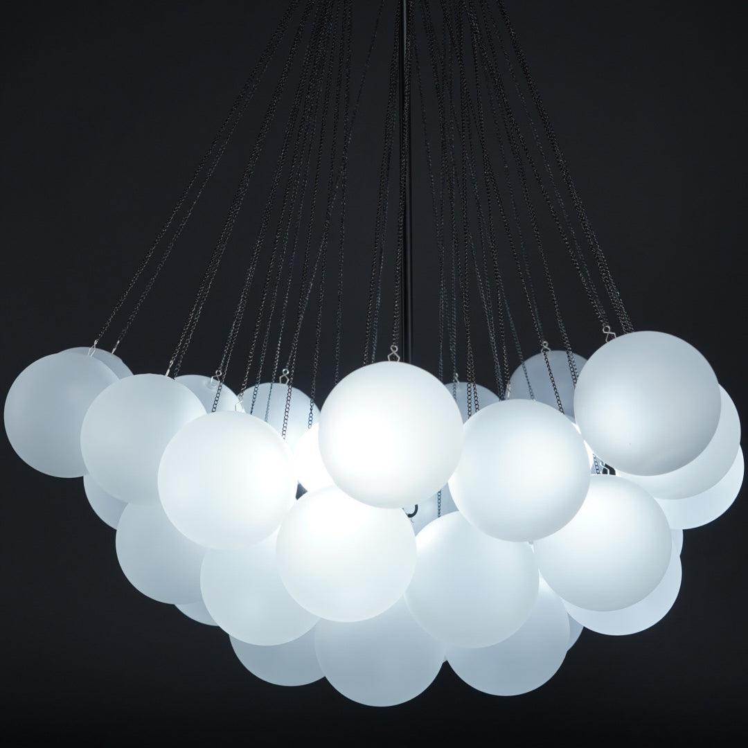 Fayne Glass Globe Pendant Light Bubble - Neutralighting