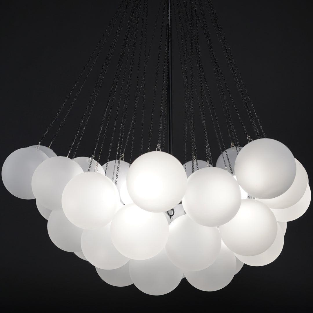 Fayne Glass Globe Pendant Light Bubble - Neutralighting