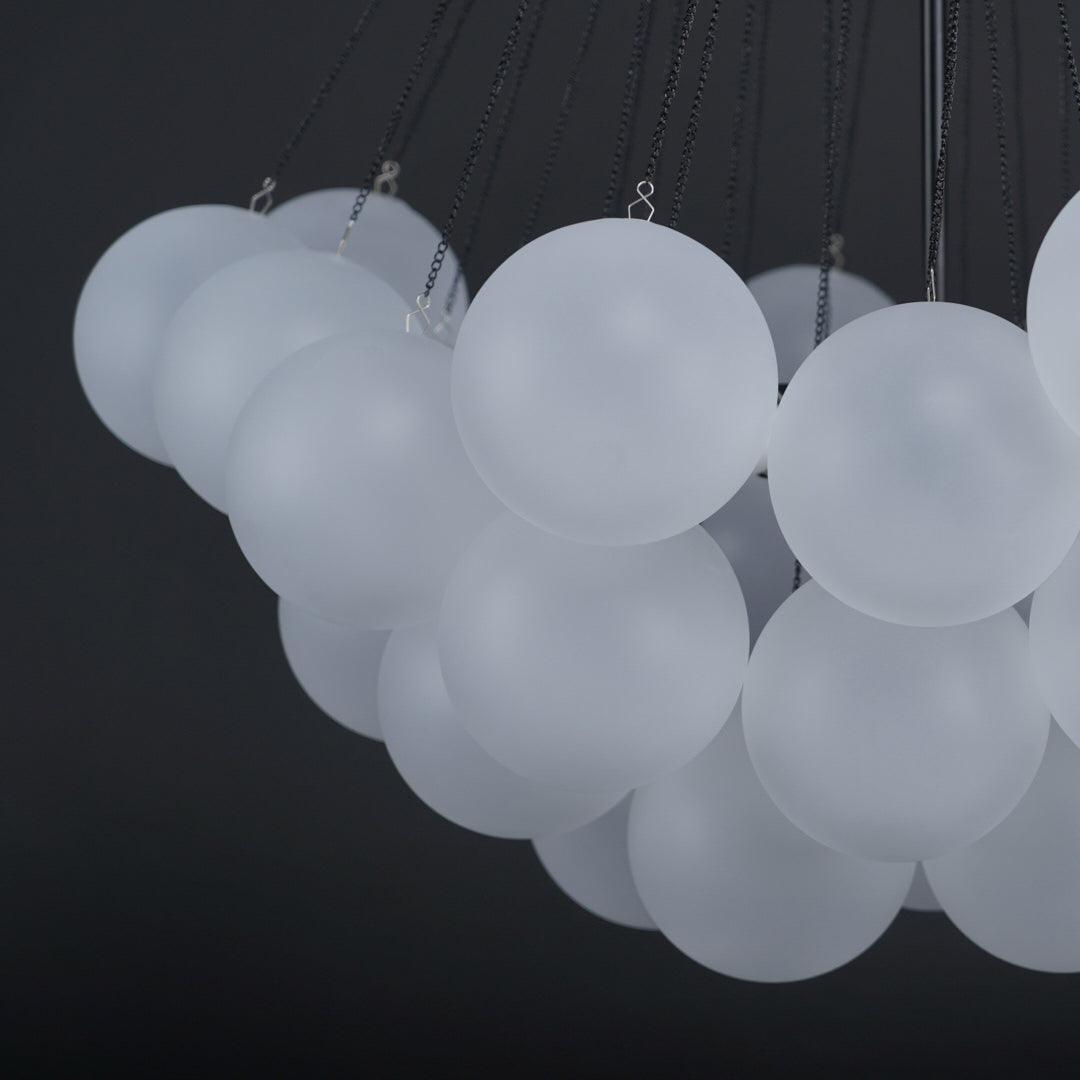 Fayne Glass Globe Pendant Light Bubble - Neutralighting