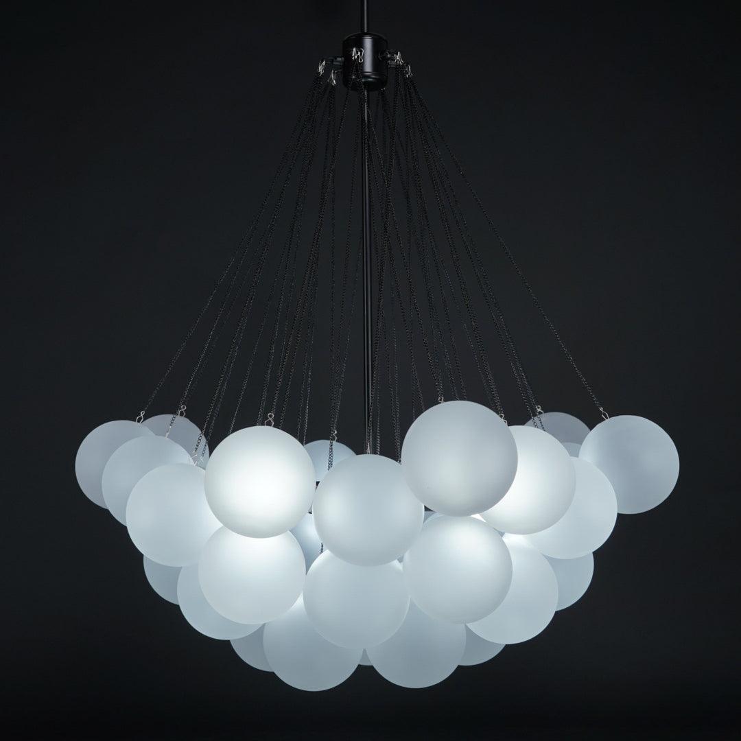 Fayne Glass Globe Pendant Light Bubble - Neutralighting