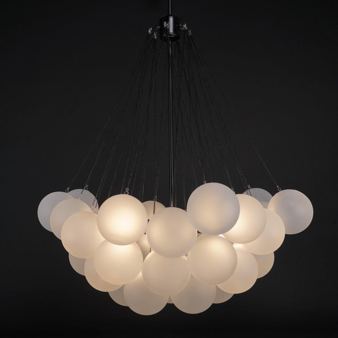 Fayne Glass Globe Pendant Light Bubble - Neutralighting