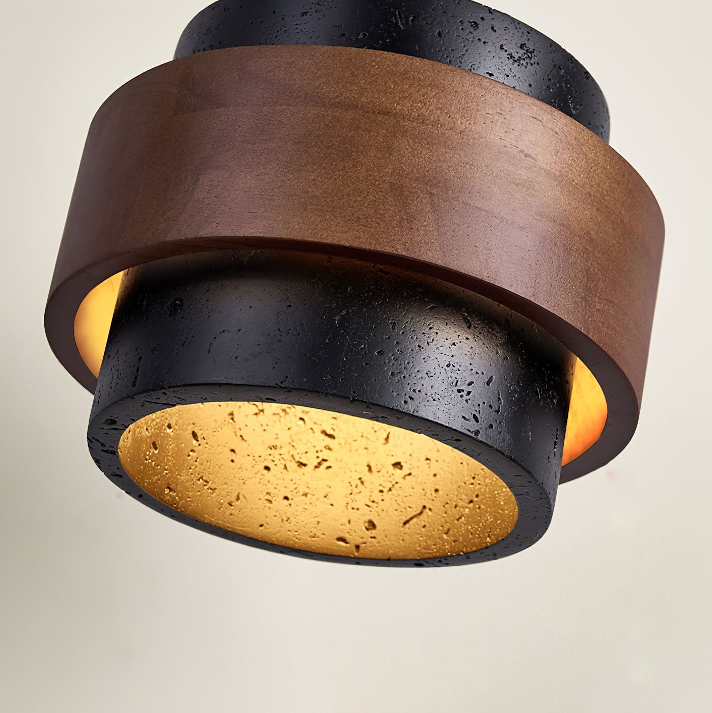 Ritta Black Travertine Ceiling Light - Neutralighting