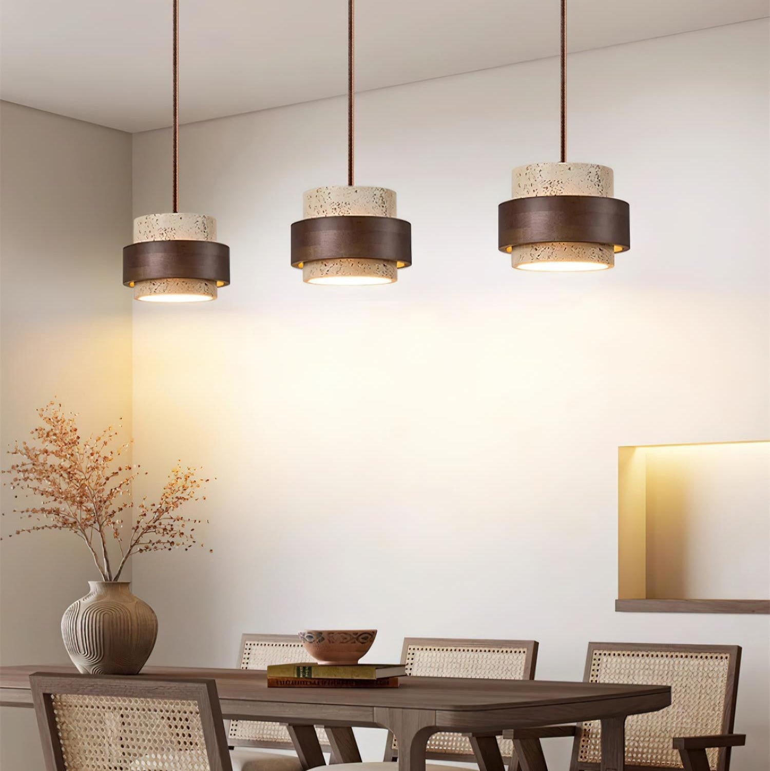 Ritta Pendant Light Travertine - Neutralighting
