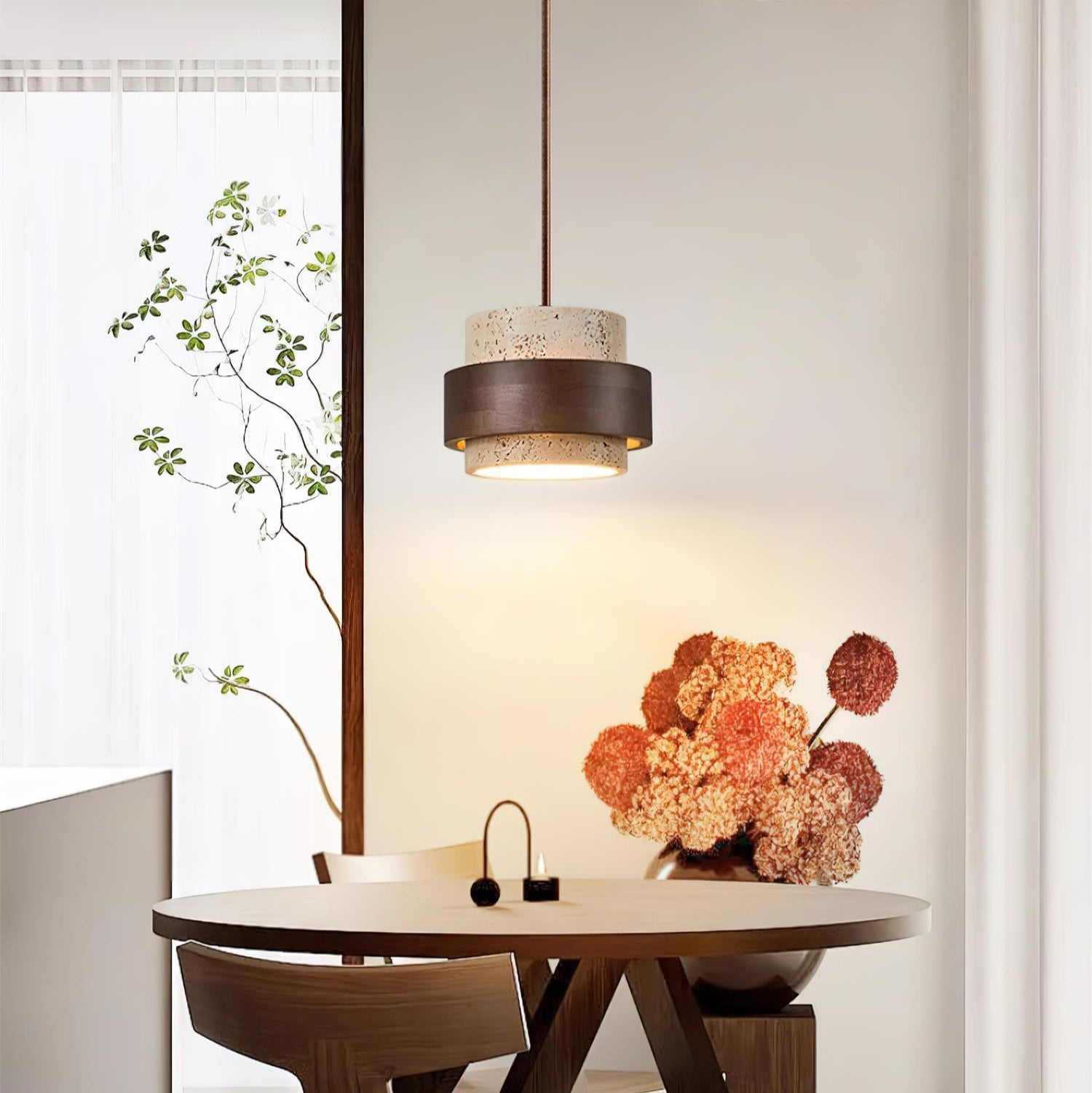 Ritta Pendant Light Travertine - Neutralighting