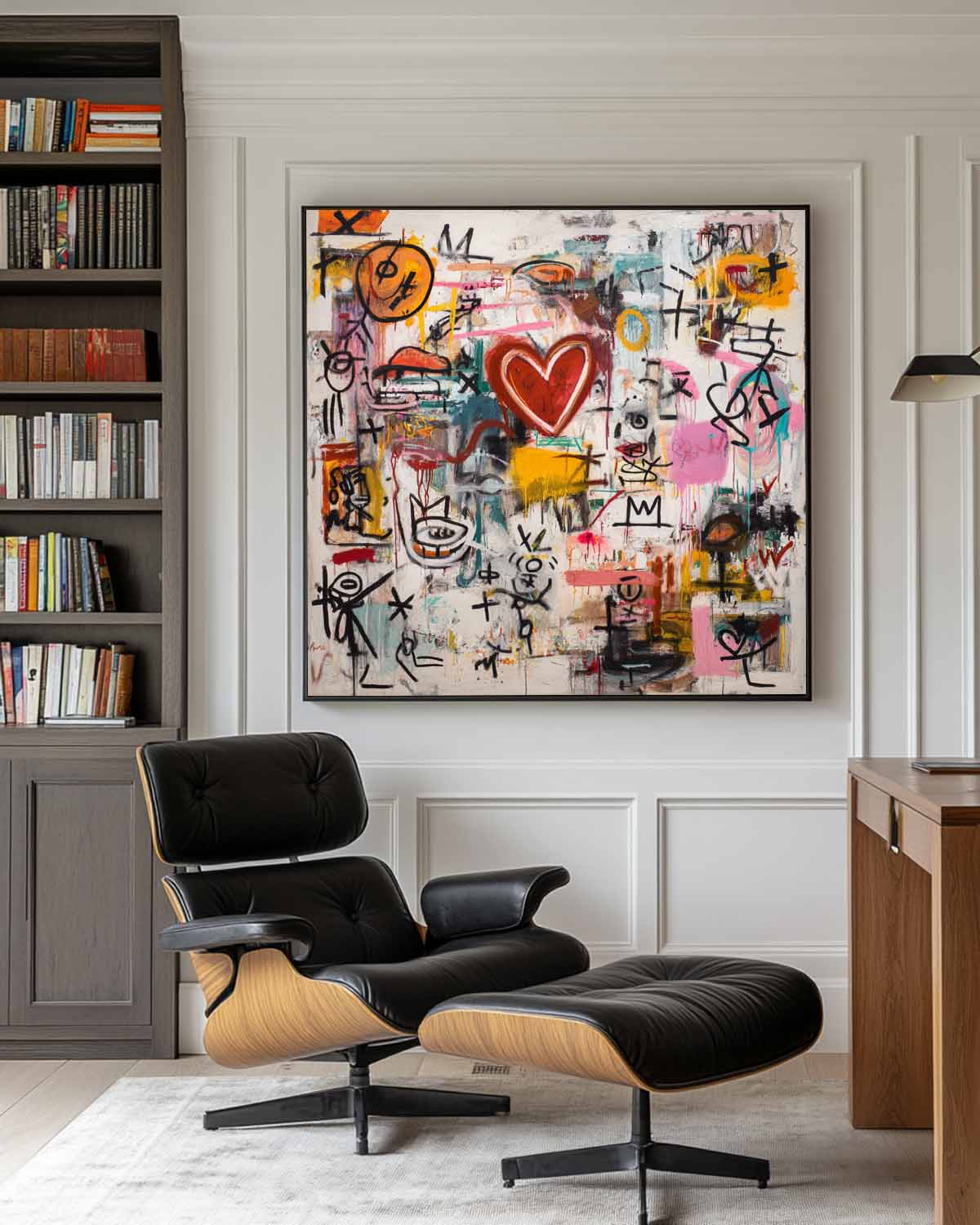 Modern Graffiti Texture Painting ABAS316 - Neutralighting