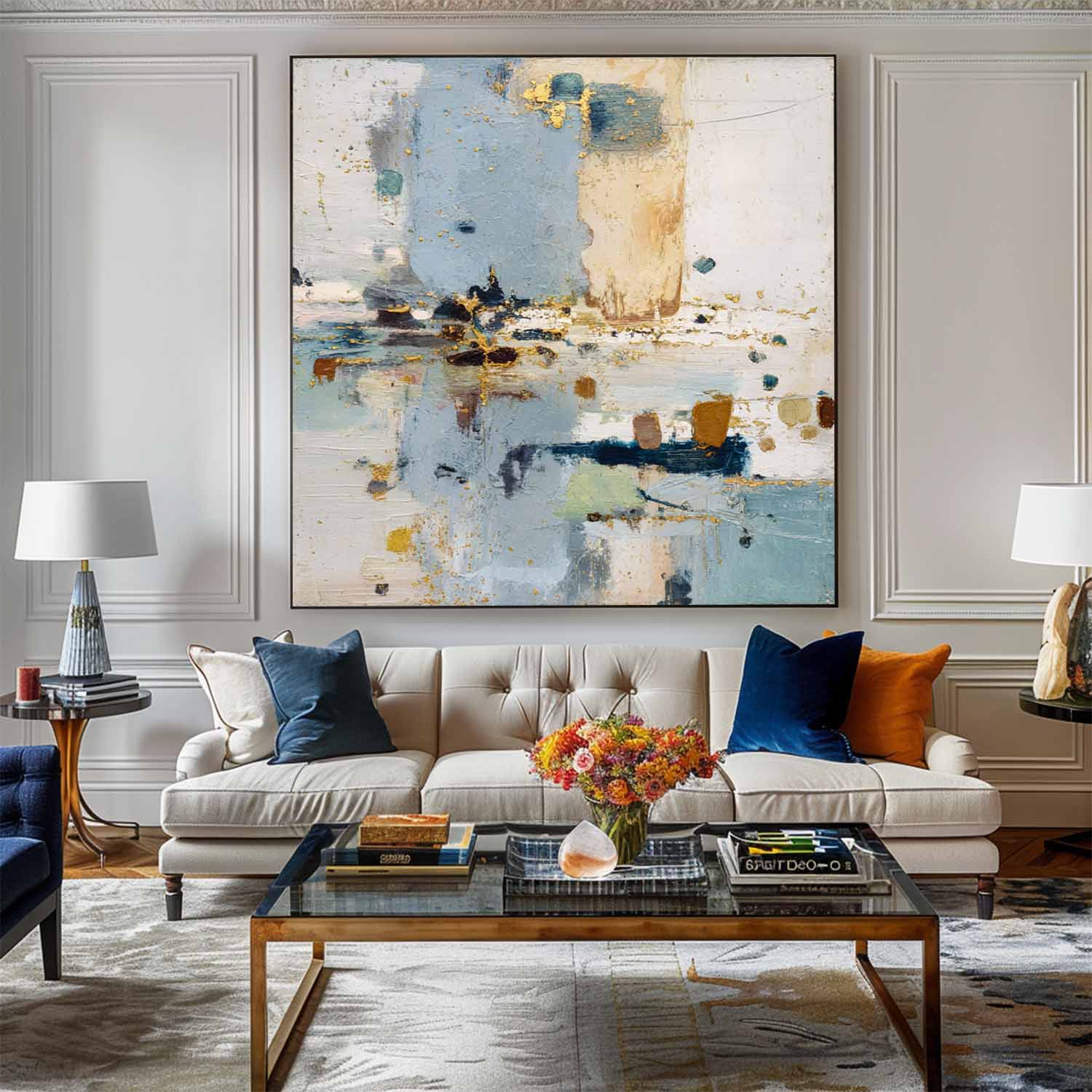 Modern Abstract Painting ABAS304 - Neutralighting