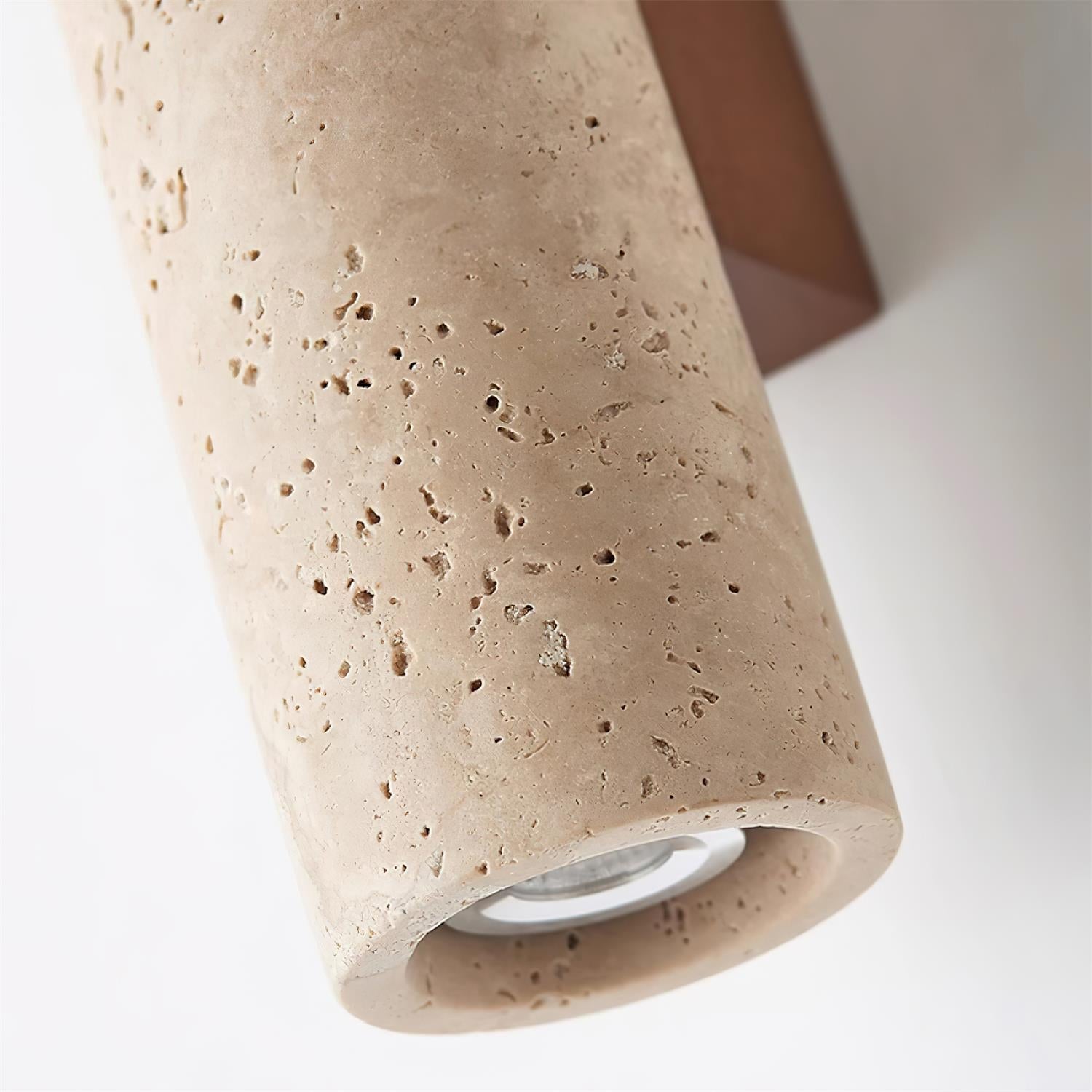 Lunaro Tall Travertine Wall Sconce - Neutralighting