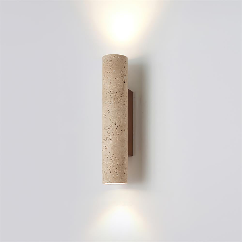 Lunaro Tall Travertine Wall Sconce - Neutralighting