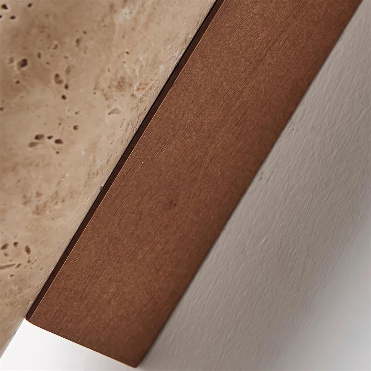 Lunaro Tall Travertine Wall Sconce - Neutralighting