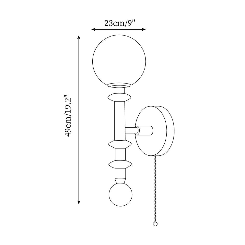 Velno Globe Wall Lamp - Neutralighting