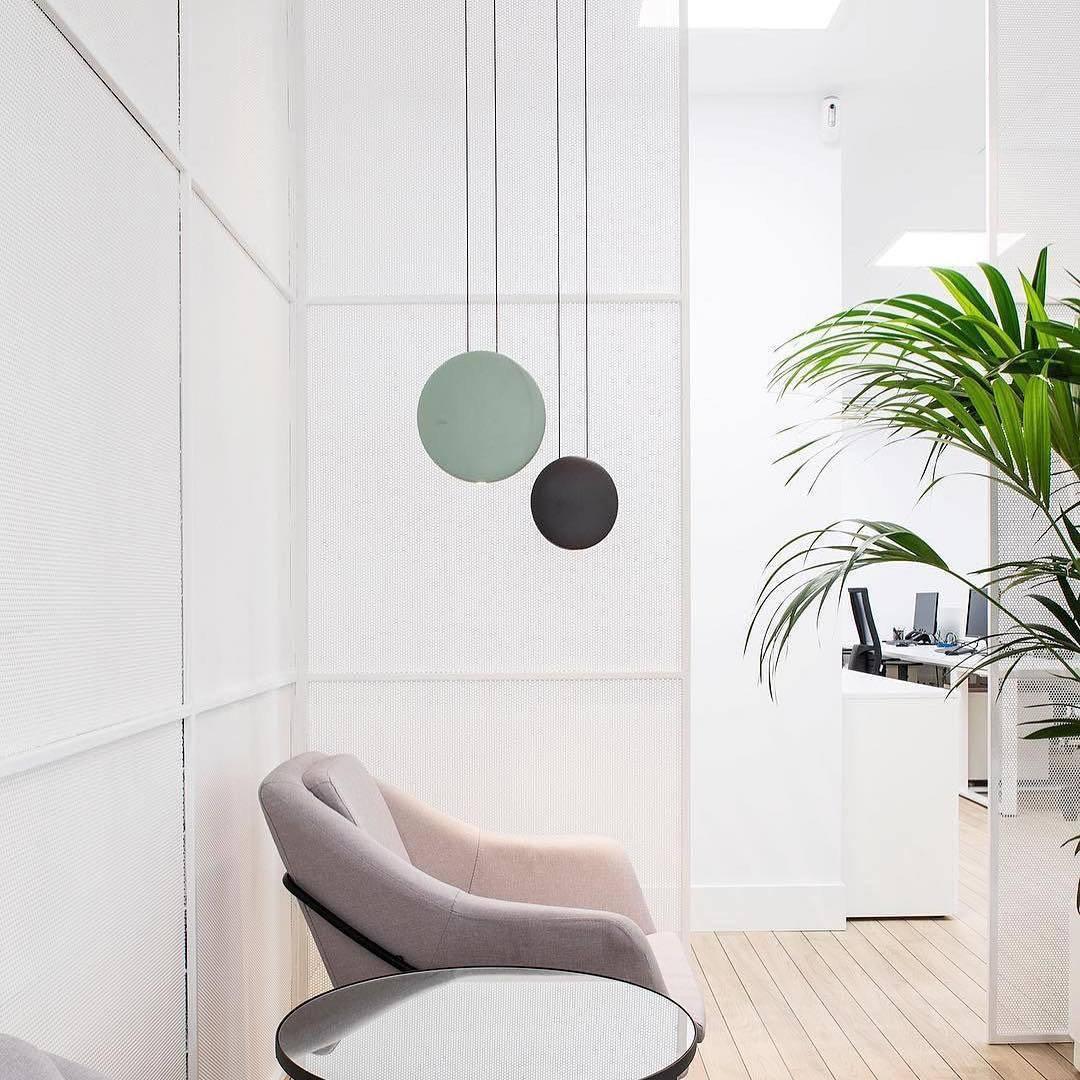 Arisha Modern Pendant Light, Metal, Black/White/Green/Gray - Neutralighting