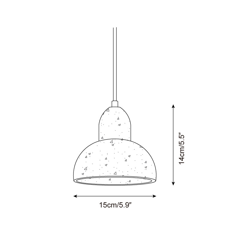 Ritta Lava Pendant Light Travertine - Neutralighting