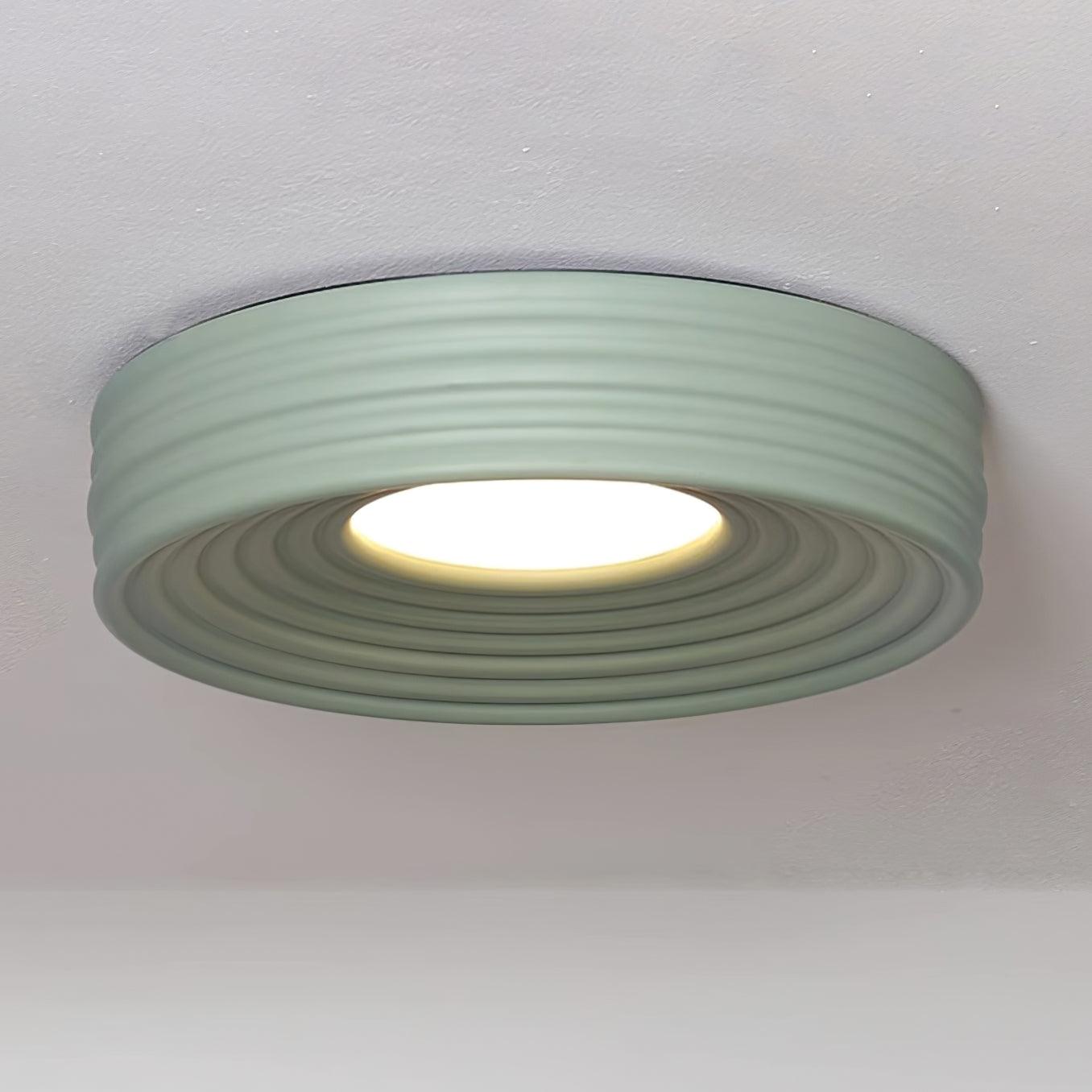 Ceiling Light Ribbed Acrylic Canopy Textured Contemporary Fixture - Neutralighting