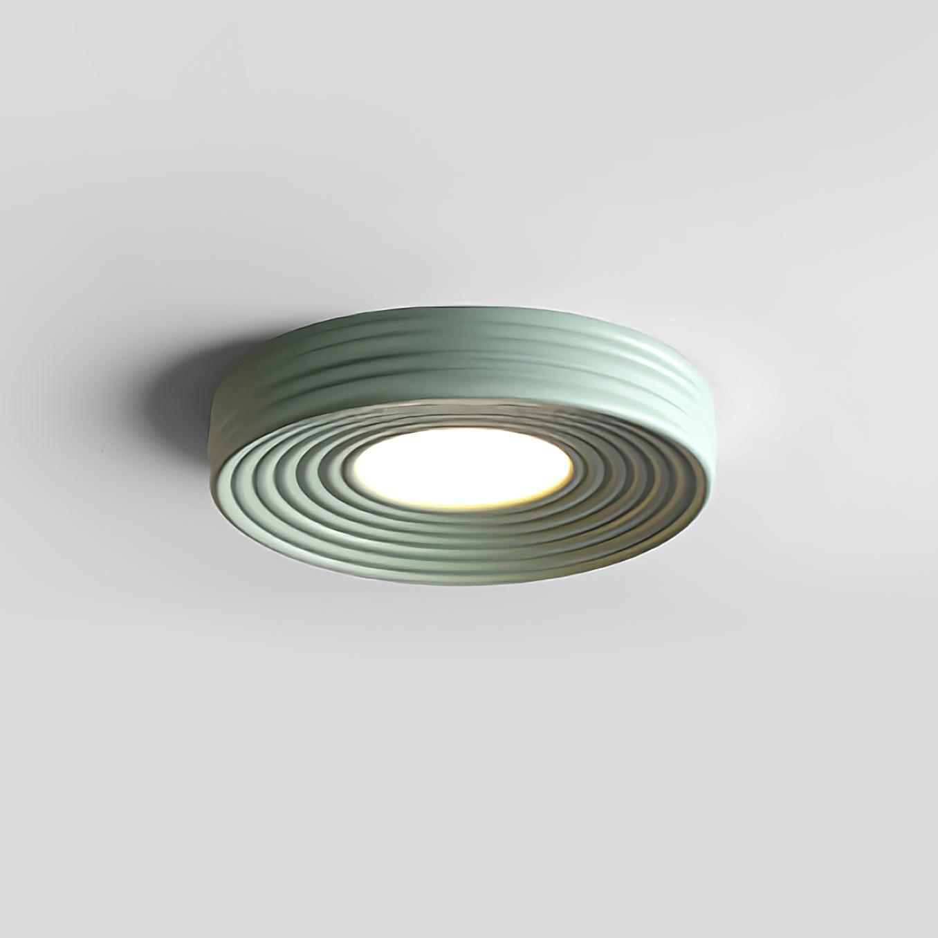 Ceiling Light Ribbed Acrylic Canopy Textured Contemporary Fixture - Neutralighting