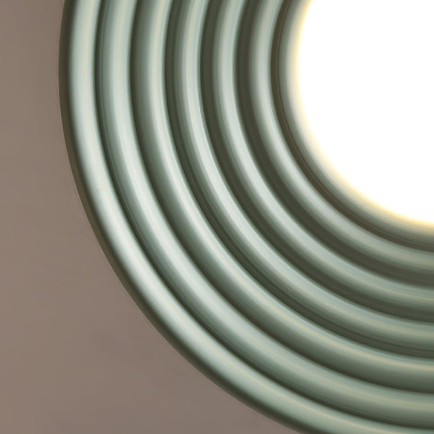 Ceiling Light Ribbed Acrylic Canopy Textured Contemporary Fixture - Neutralighting